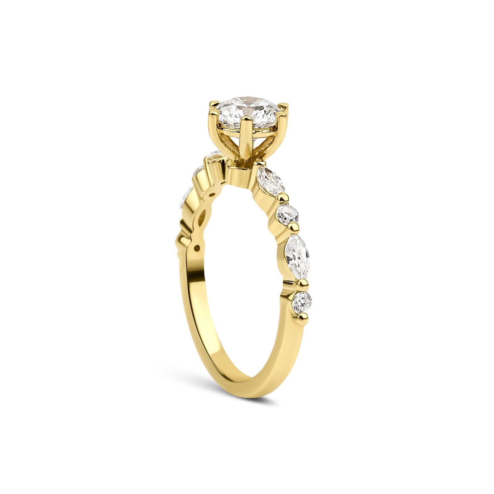 0,50 Karat Yuvarlak Kesim D Color GIA Sertifikalı Pırlanta Yüzük - RNF1210 | Ronaff Pırlanta | Tektaş Yüzük, Pırlanta Yüzük, Kolye, Küpe