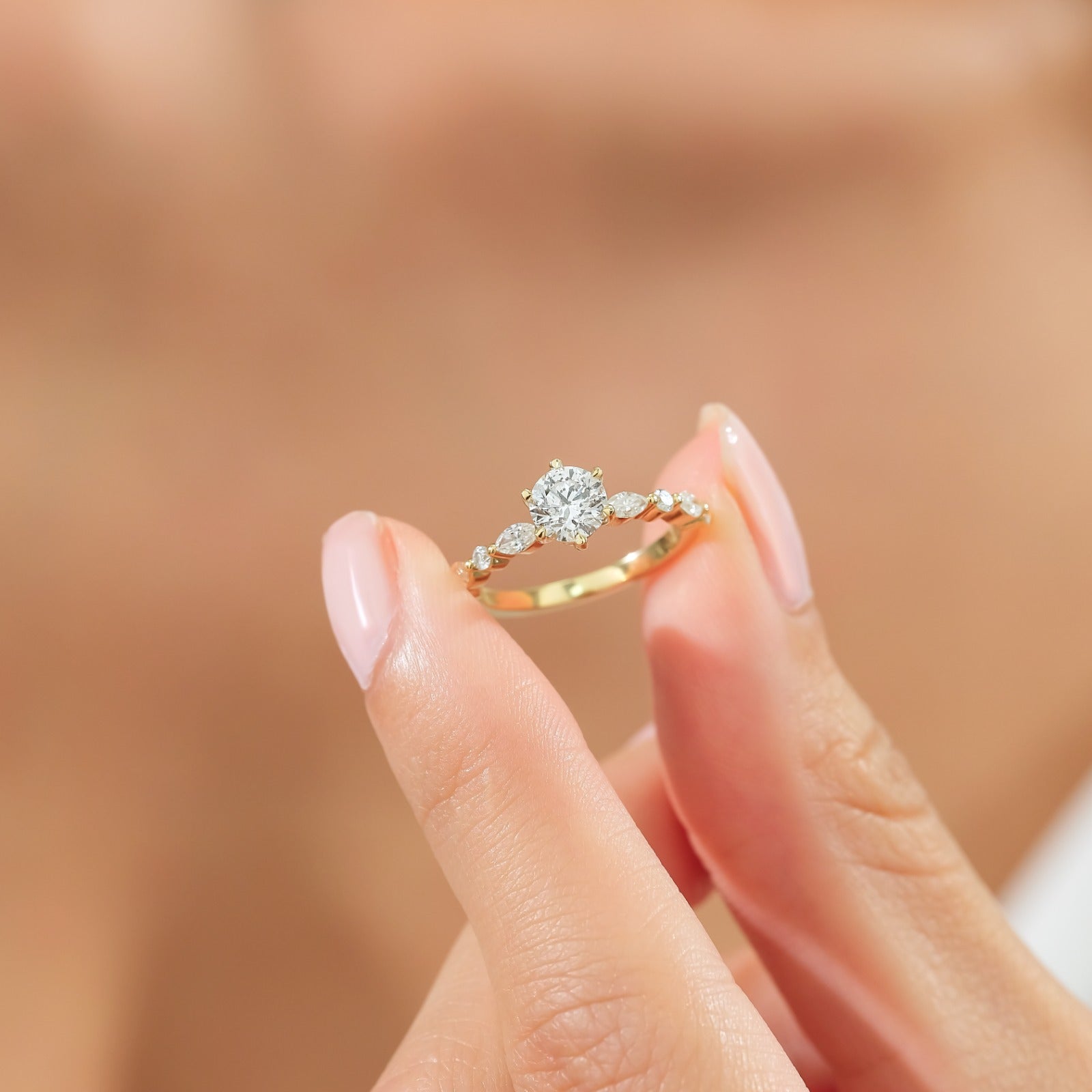 0,50 Karat Yuvarlak Kesim D Color GIA Sertifikalı Pırlanta Yüzük - RNF1210 | Ronaff Pırlanta | Tektaş Yüzük, Pırlanta Yüzük, Kolye, Küpe
