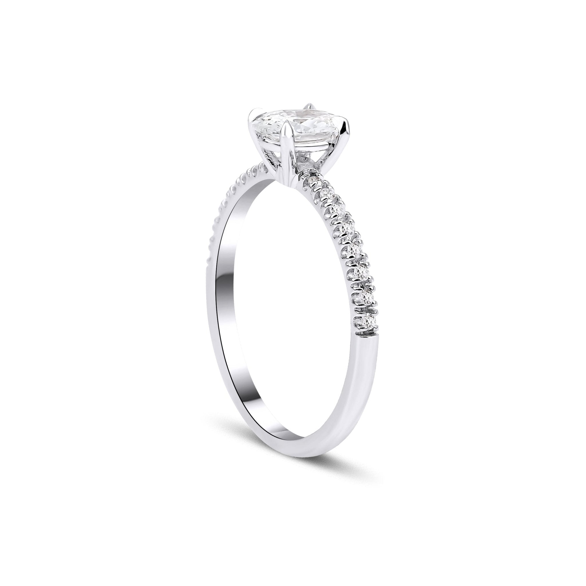 0,60 Karat Oval & 0,20 Karat Excellent Kesim GIA/HRD Sertifikalı Tektaş Pırlanta Yüzük - RNF0996 | Ronaff Pırlanta | Tektaş Yüzük, Pırlanta Yüzük, Kolye, Küpe