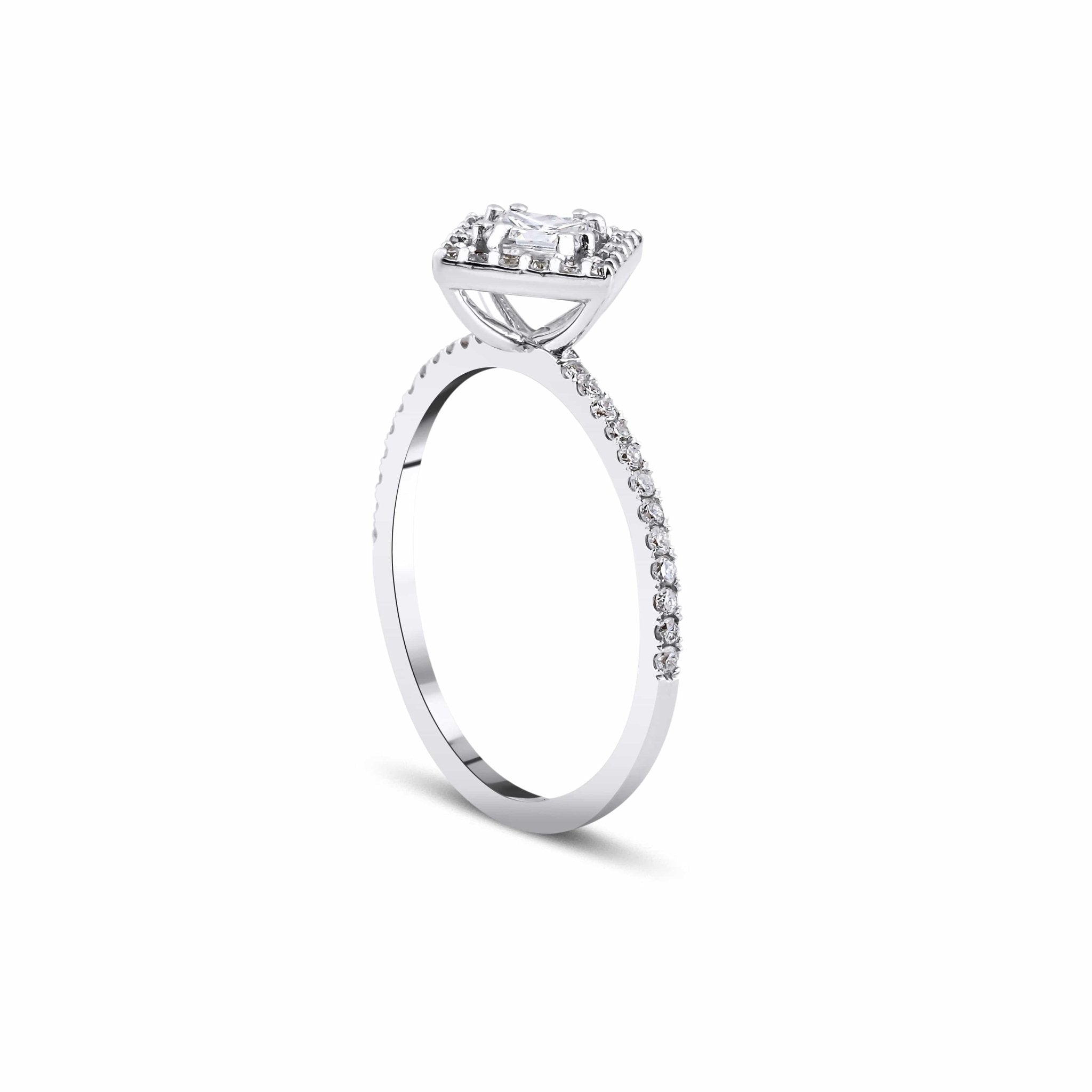 0.30 Karat Prenses & 0.34 Karat Yuvarlak Kesim GIA/HRD Sertifikalı Tektaş Pırlanta Yüzük - RNF0654 | Ronaff Pırlanta | Tektaş Yüzük, Pırlanta Yüzük, Kolye, Küpe