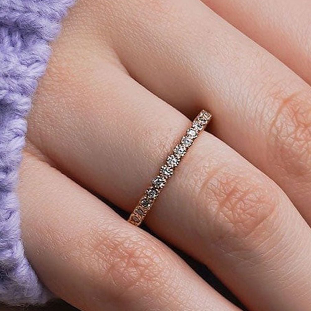 0.32 Karat Pırlantalı Vintage Rose Tamtur Yüzük - RNF0023 | Ronaff Pırlanta | Tektaş Yüzük, Pırlanta Yüzük, Kolye, Küpe