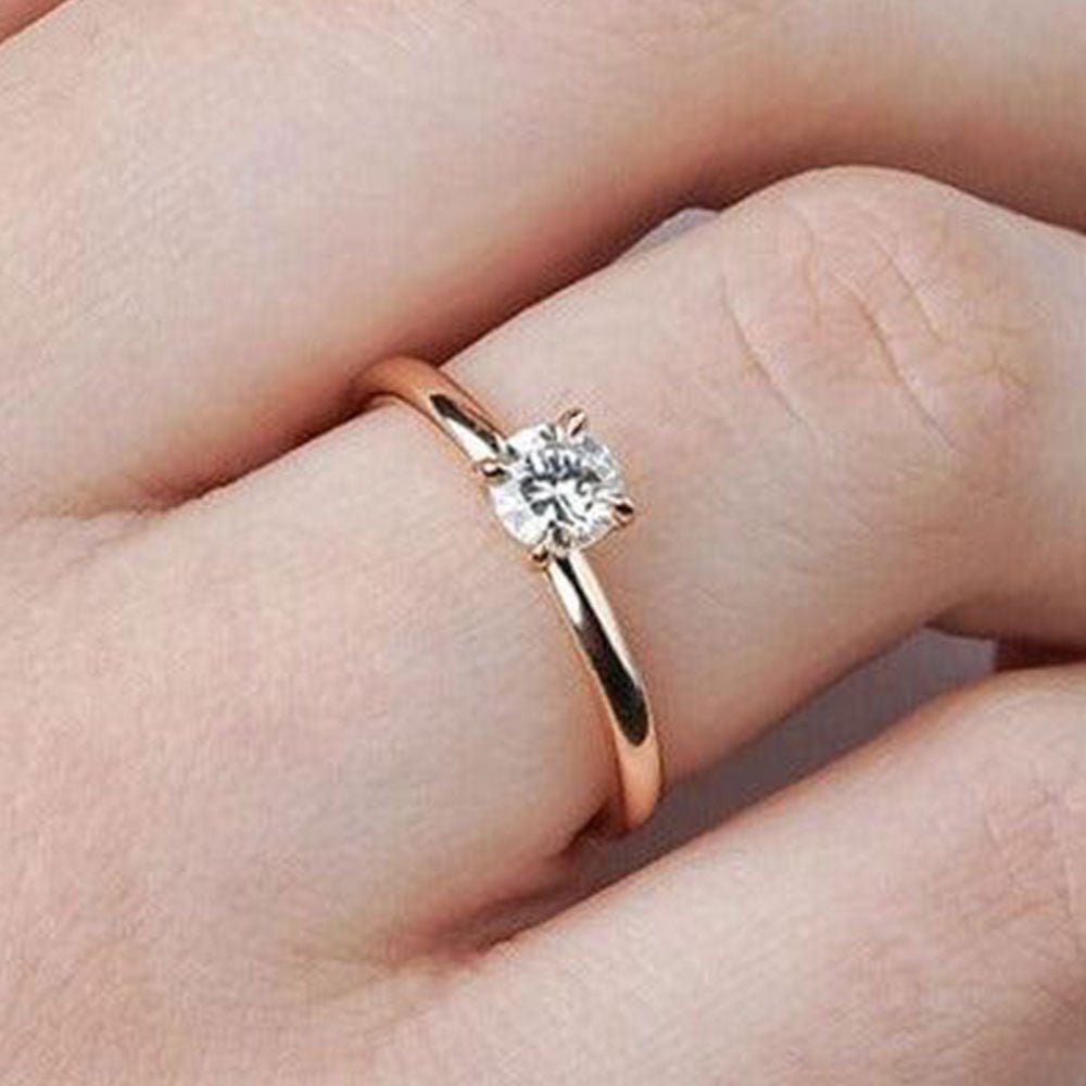 0.32 Karat Yuvarlak Kesim GIA Sertifikalı Tektaş Pırlanta Yüzük - RNF0025 | Ronaff Pırlanta | Tektaş Yüzük, Pırlanta Yüzük, Kolye, Küpe