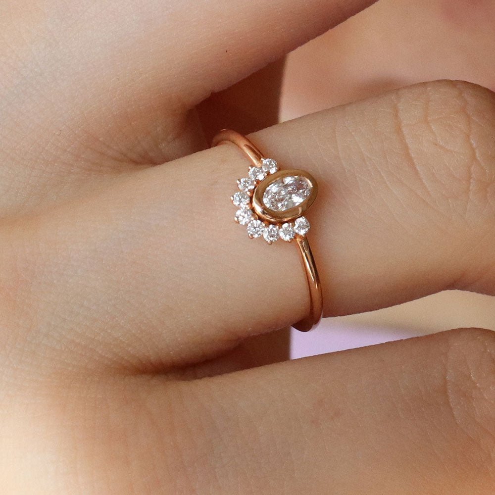 0.38 Karat Oval Kesim GIA/HRD Sertifikalı Pırlanta Tektaş Yüzük - RNF0335 | Ronaff Pırlanta | Tektaş Yüzük, Pırlanta Yüzük, Kolye, Küpe