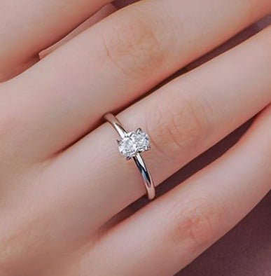 0.45 Karat Oval Kesim GIA Sertifikalı Tektaş Pırlanta Yüzük - RNF0204 | Ronaff Pırlanta | Tektaş Yüzük, Pırlanta Yüzük, Kolye, Küpe