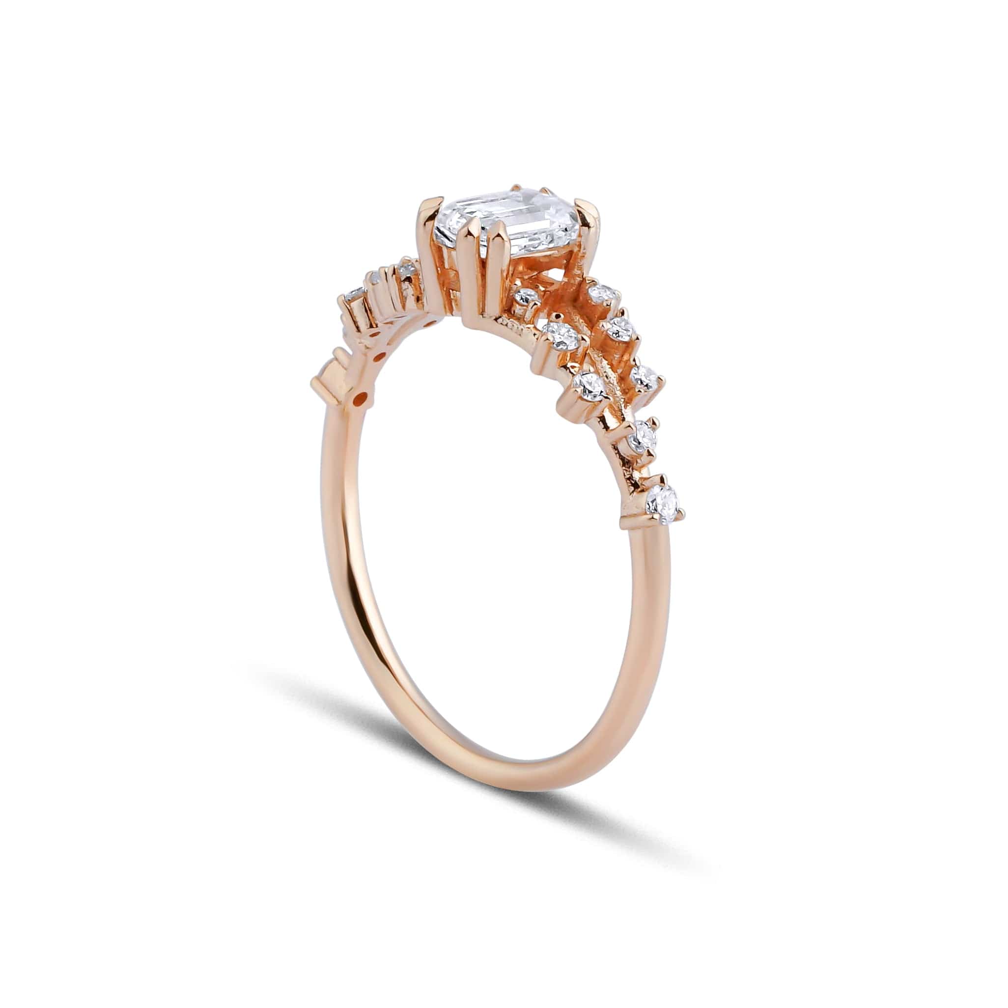 0.47 Karat Emerald Kesim GIA/HRD Sertifikalı Pırlanta Tektaş Yüzük - RNF0293 | Ronaff Pırlanta | Tektaş Yüzük, Pırlanta Yüzük, Kolye, Küpe