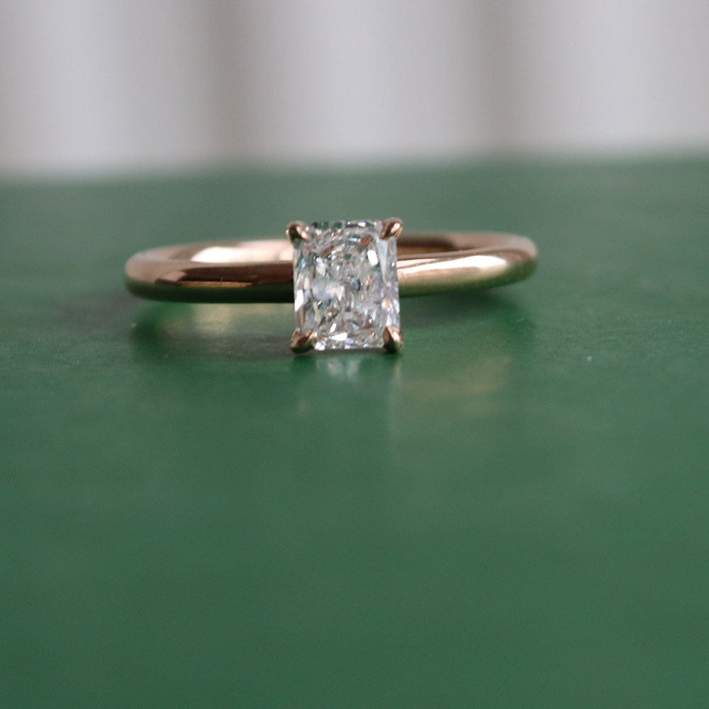 0.50 Karat Emerald Kesim HRD Sertifikalı Tektaş Pırlanta Yüzük - RNF0317 | Ronaff Pırlanta | Tektaş Yüzük, Pırlanta Yüzük, Kolye, Küpe