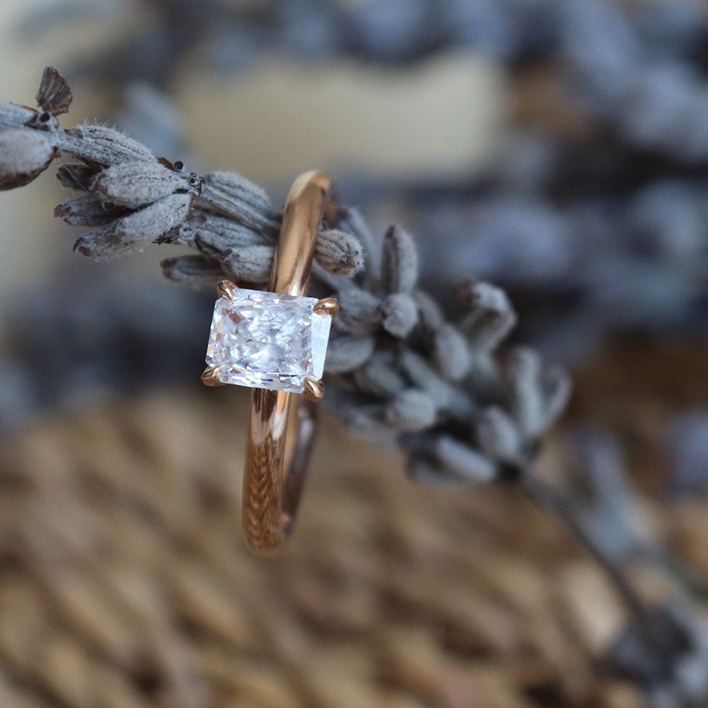 0.50 Karat Emerald Kesim HRD Sertifikalı Tektaş Pırlanta Yüzük - RNF0317 | Ronaff Pırlanta | Tektaş Yüzük, Pırlanta Yüzük, Kolye, Küpe