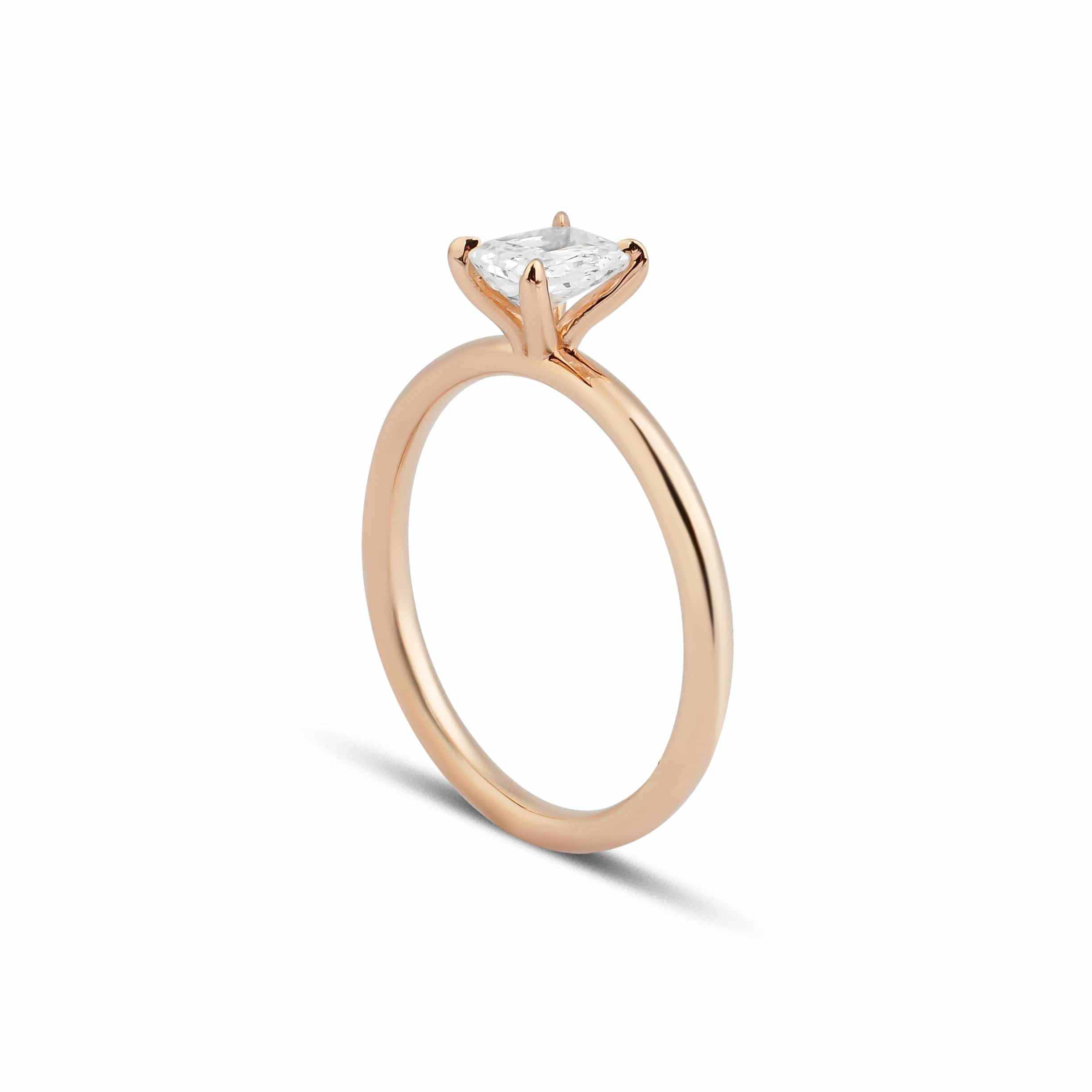 0.50 Karat Emerald Kesim HRD Sertifikalı Tektaş Pırlanta Yüzük - RNF0317 | Ronaff Pırlanta | Tektaş Yüzük, Pırlanta Yüzük, Kolye, Küpe
