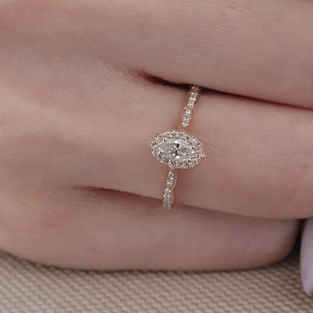 0.30 Karat & 0.24 Karat Hera Modeli GIA sertifikalı Vintage Tasarım Tektaş Pırlanta Yüzük - RNF0158 | Ronaff Pırlanta | Tektaş Yüzük, Pırlanta Yüzük, Kolye, Küpe