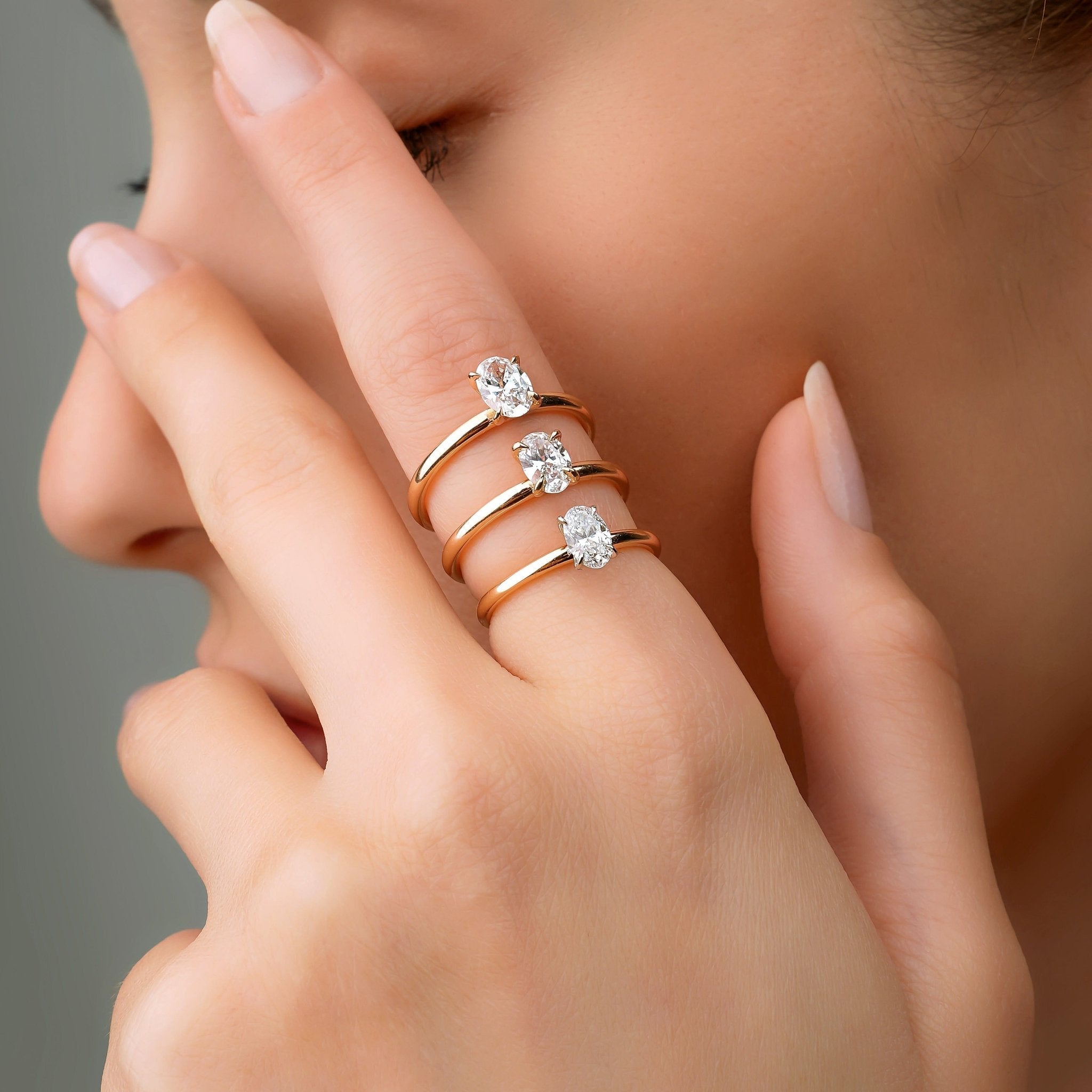 0.60 Karat Oval Kesim GIA Sertifikalı Tektaş Pırlanta Yüzük - RNF0658 | Ronaff Pırlanta | Tektaş Yüzük, Pırlanta Yüzük, Kolye, Küpe