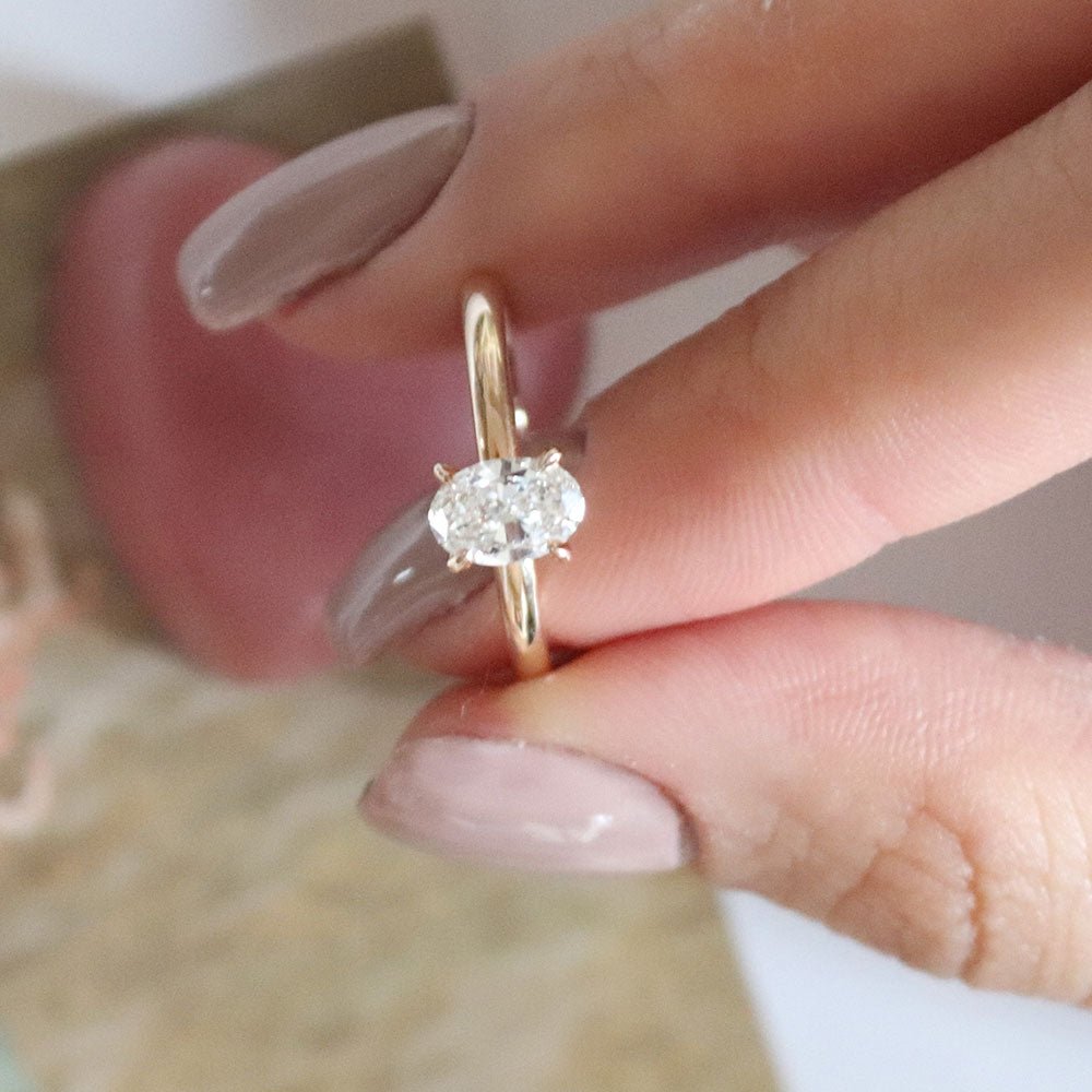 0.60 Karat Oval Kesim GIA Sertifikalı Tektaş Pırlanta Yüzük - RNF0658 | Ronaff Pırlanta | Tektaş Yüzük, Pırlanta Yüzük, Kolye, Küpe