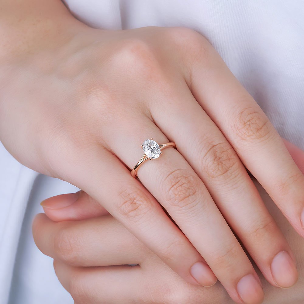 0.70 Karat Oval Kesim GIA/HRD Sertifikalı Tektaş Pırlanta Yüzük - RNF0479 | Ronaff Pırlanta | Tektaş Yüzük, Pırlanta Yüzük, Kolye, Küpe
