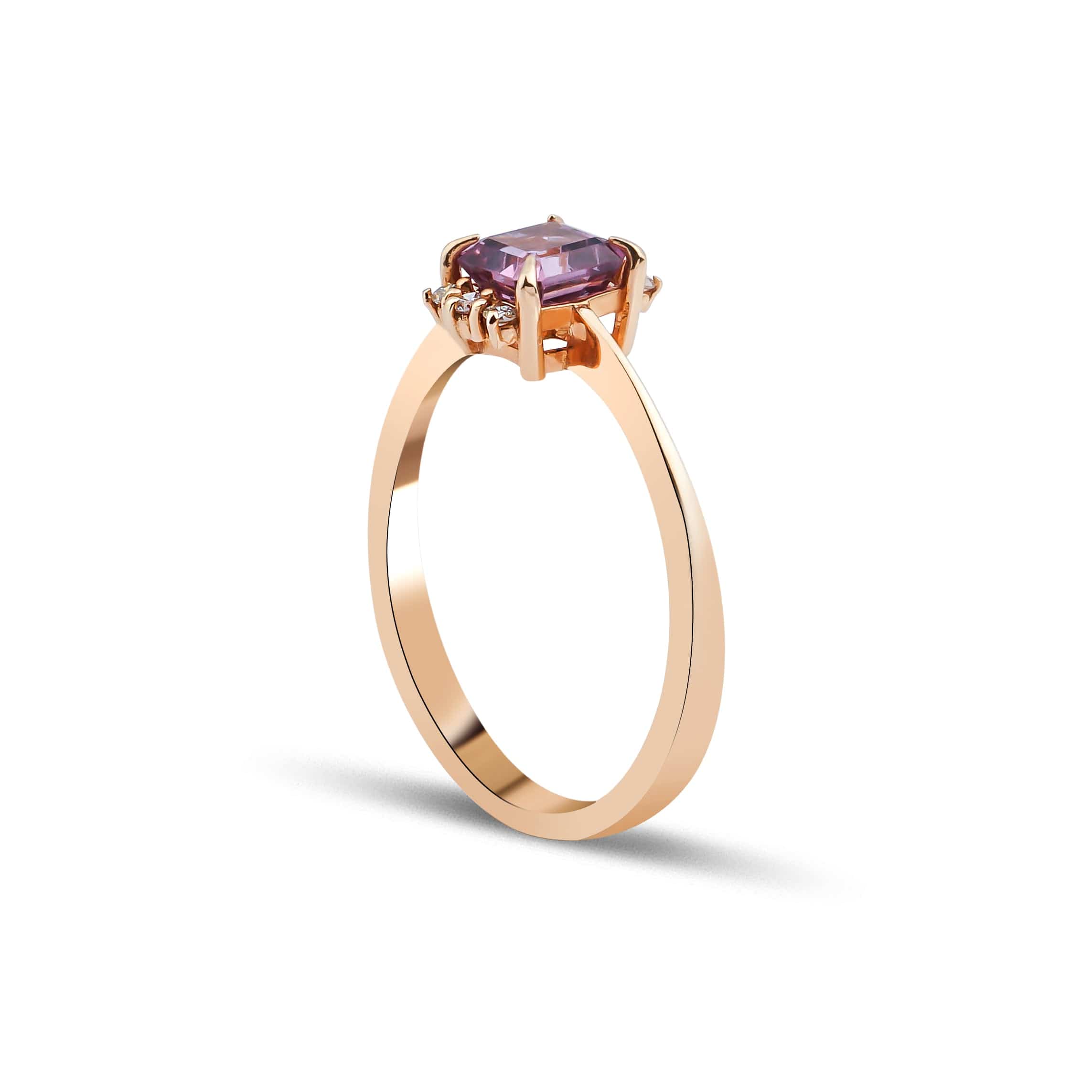 0.80 Karat Prenses Spinel Kesim Pırlantalı Tasarım Yüzük - RNF0250 | Ronaff Pırlanta | Tektaş Yüzük, Pırlanta Yüzük, Kolye, Küpe