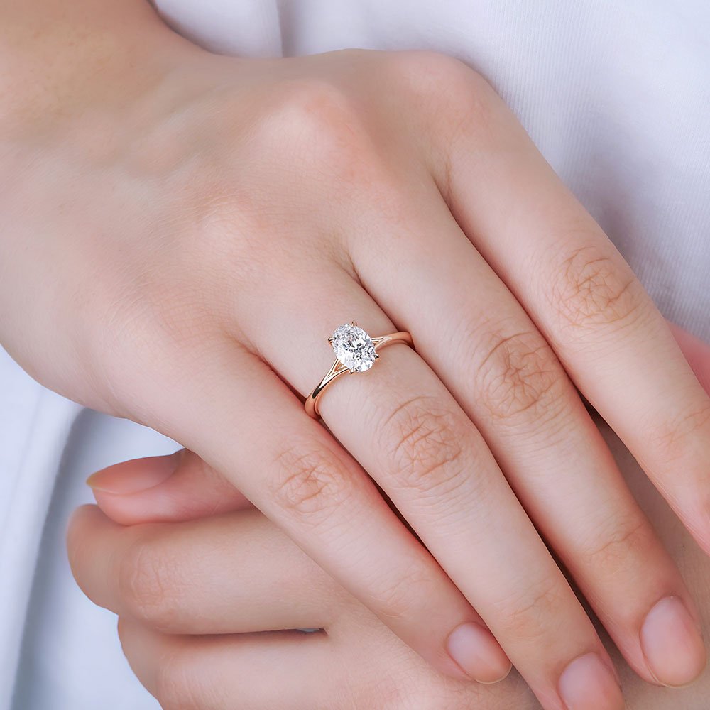 0.90 Karat Oval Kesim GIA Sertifikalı Tektaş Pırlanta Yüzük - RNF0480 | Ronaff Pırlanta | Tektaş Yüzük, Pırlanta Yüzük, Kolye, Küpe