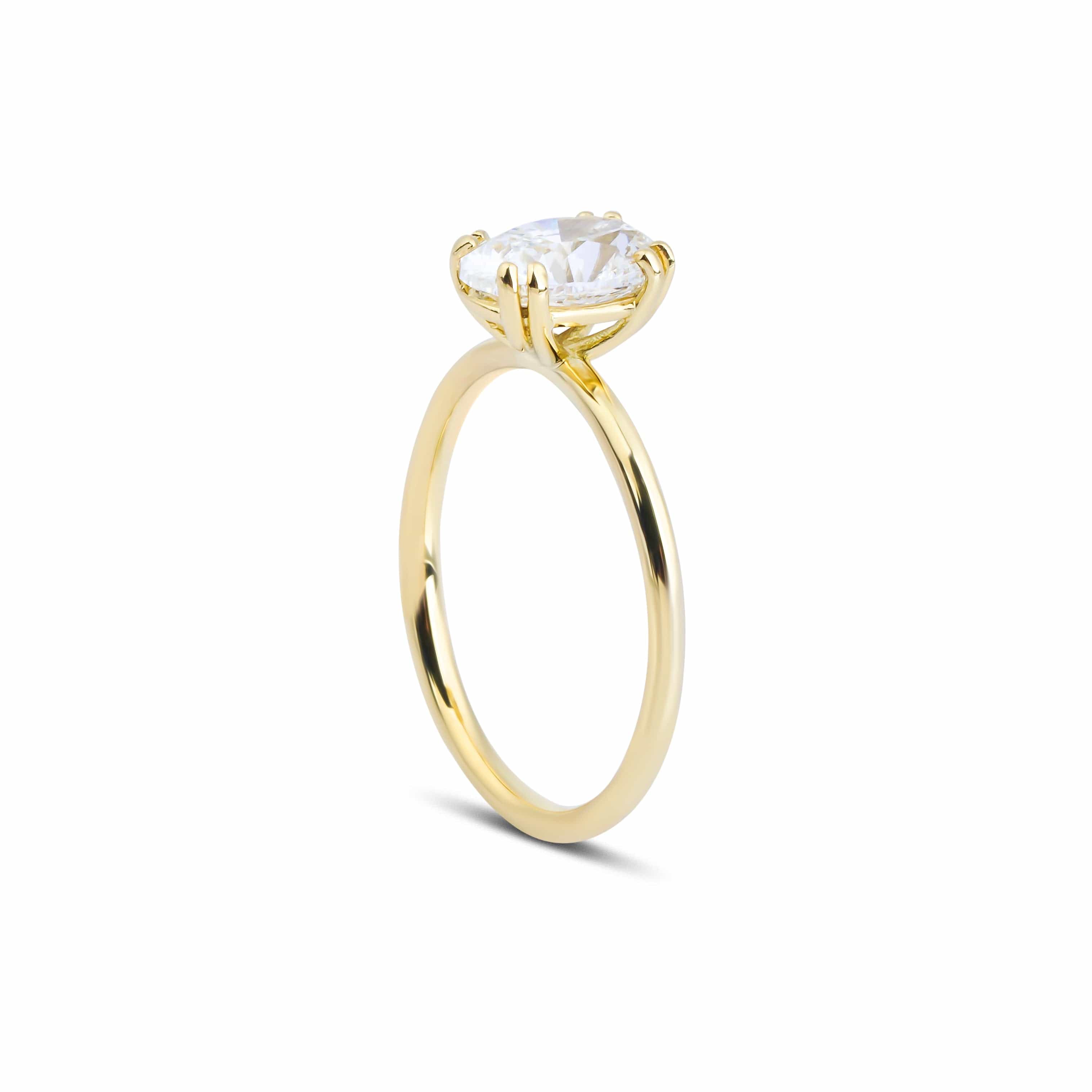 1.00 Karat Oval Kesim HRD Sertifikalı Tektaş Pırlanta Yüzük - RNF0541 | Ronaff Pırlanta | Tektaş Yüzük, Pırlanta Yüzük, Kolye, Küpe