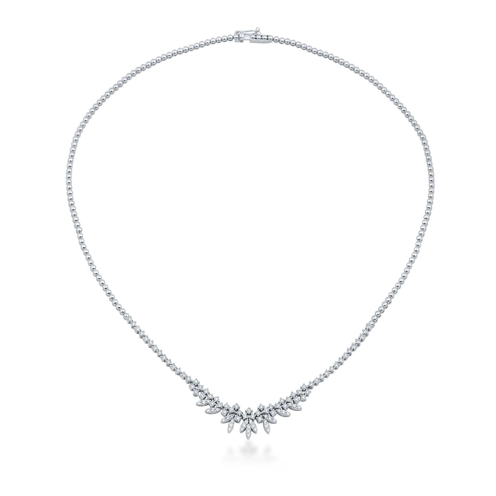 1.00 Karat Pırlanta Gerdanlık - RNF0326 | Ronaff Pırlanta | Tektaş Yüzük, Pırlanta Yüzük, Kolye, Küpe