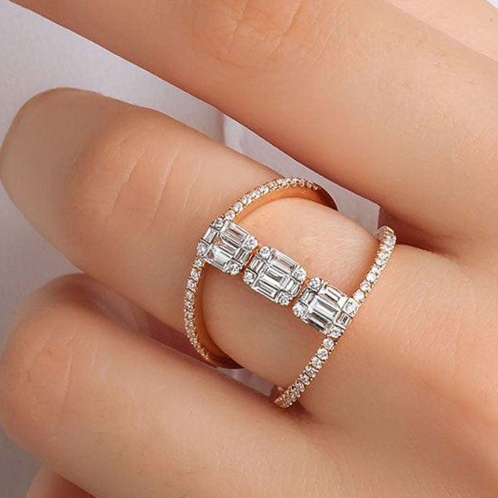 1.02 Karat Baget Pırlanta Fantazi Yüzük - RNF0345 | Ronaff Pırlanta | Tektaş Yüzük, Pırlanta Yüzük, Kolye, Küpe