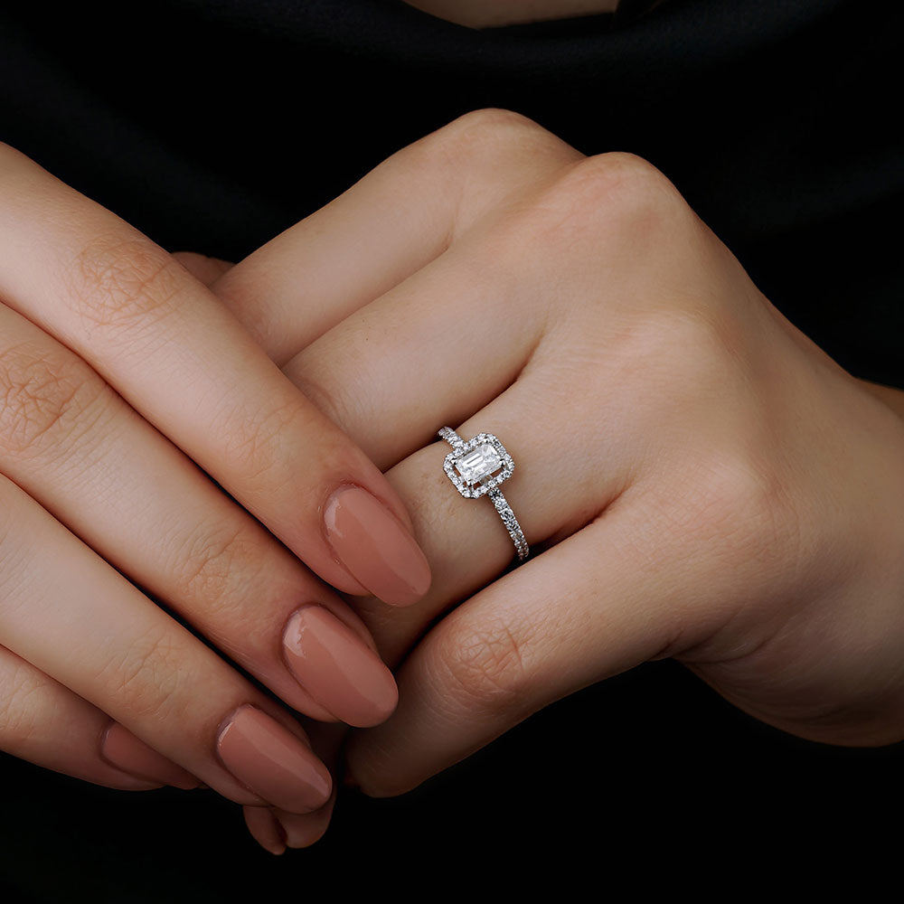 1.08 Karat Emerald Kesim GIA/HRD Sertifikalı Tektaş Pırlanta Yüzük - RNF0484 | Ronaff Pırlanta | Tektaş Yüzük, Pırlanta Yüzük, Kolye, Küpe