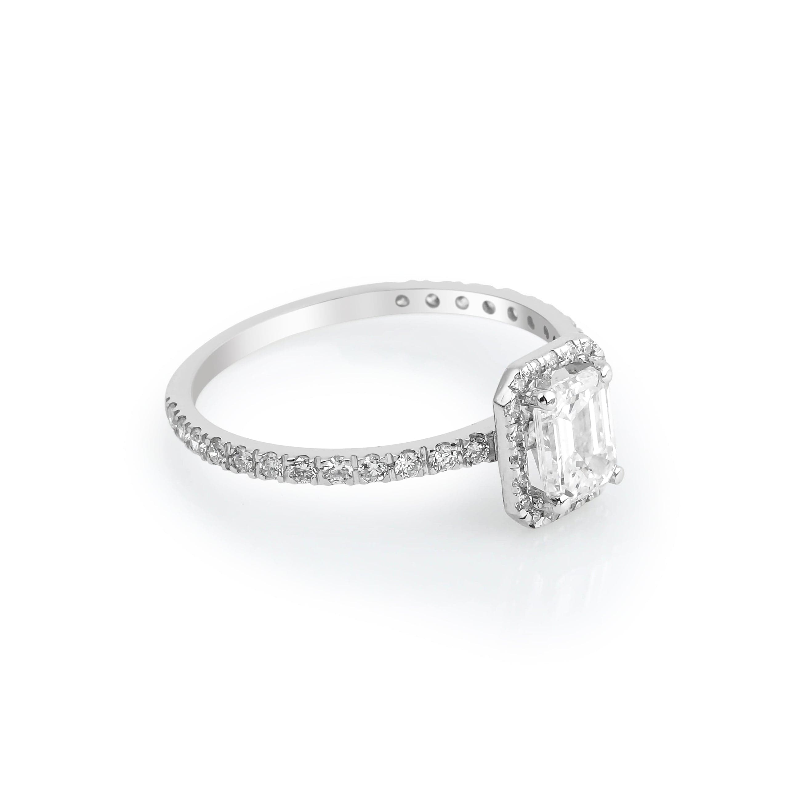 1.08 Karat Emerald Kesim GIA/HRD Sertifikalı Tektaş Pırlanta Yüzük - RNF0484 | Ronaff Pırlanta | Tektaş Yüzük, Pırlanta Yüzük, Kolye, Küpe