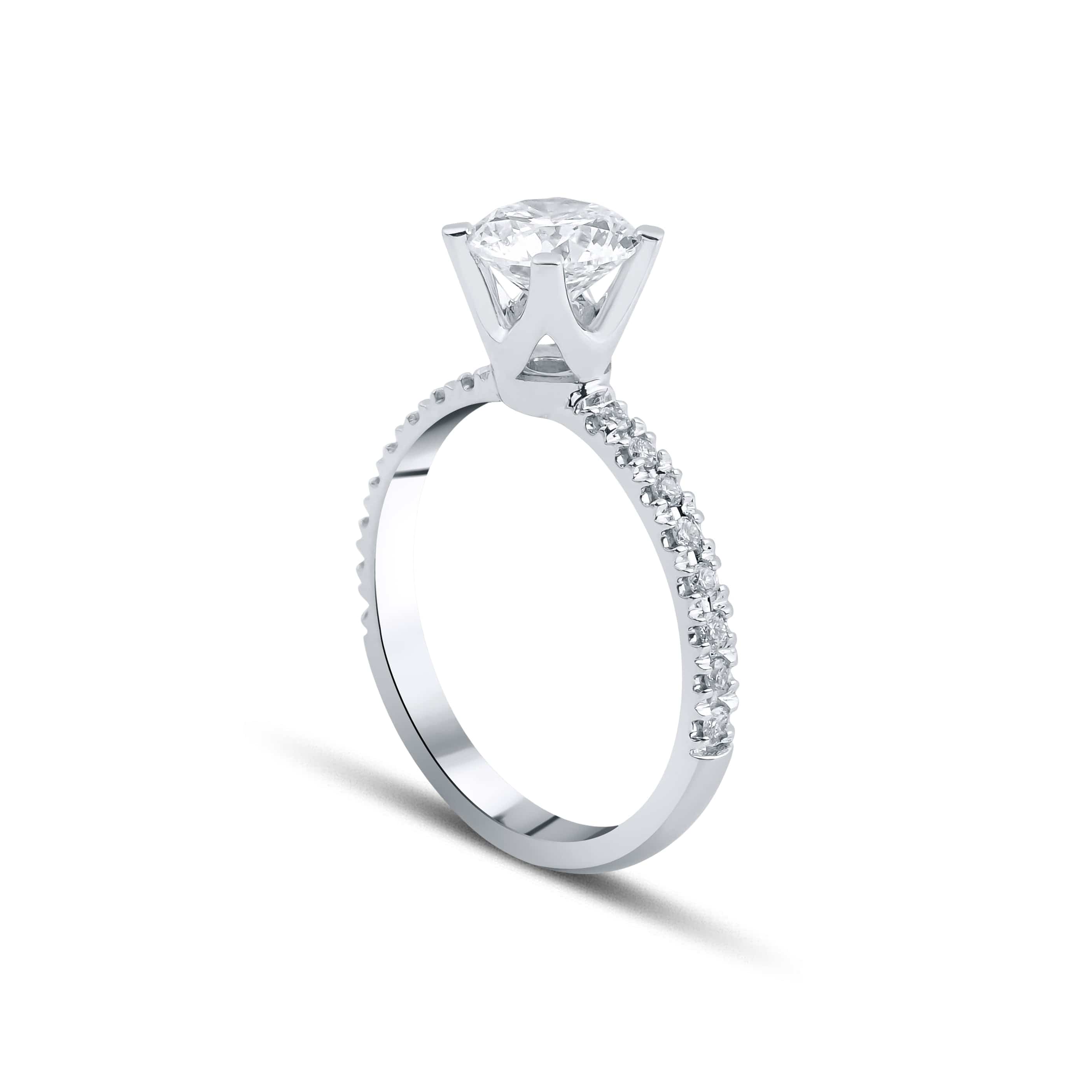 0.80 Karat & 0.25 Karat Yuvarlak Kesim GIA/HRD Sertifikalı Pırlanta Tektaş Yüzük - RNF0139 | Ronaff Pırlanta | Tektaş Yüzük, Pırlanta Yüzük, Kolye, Küpe