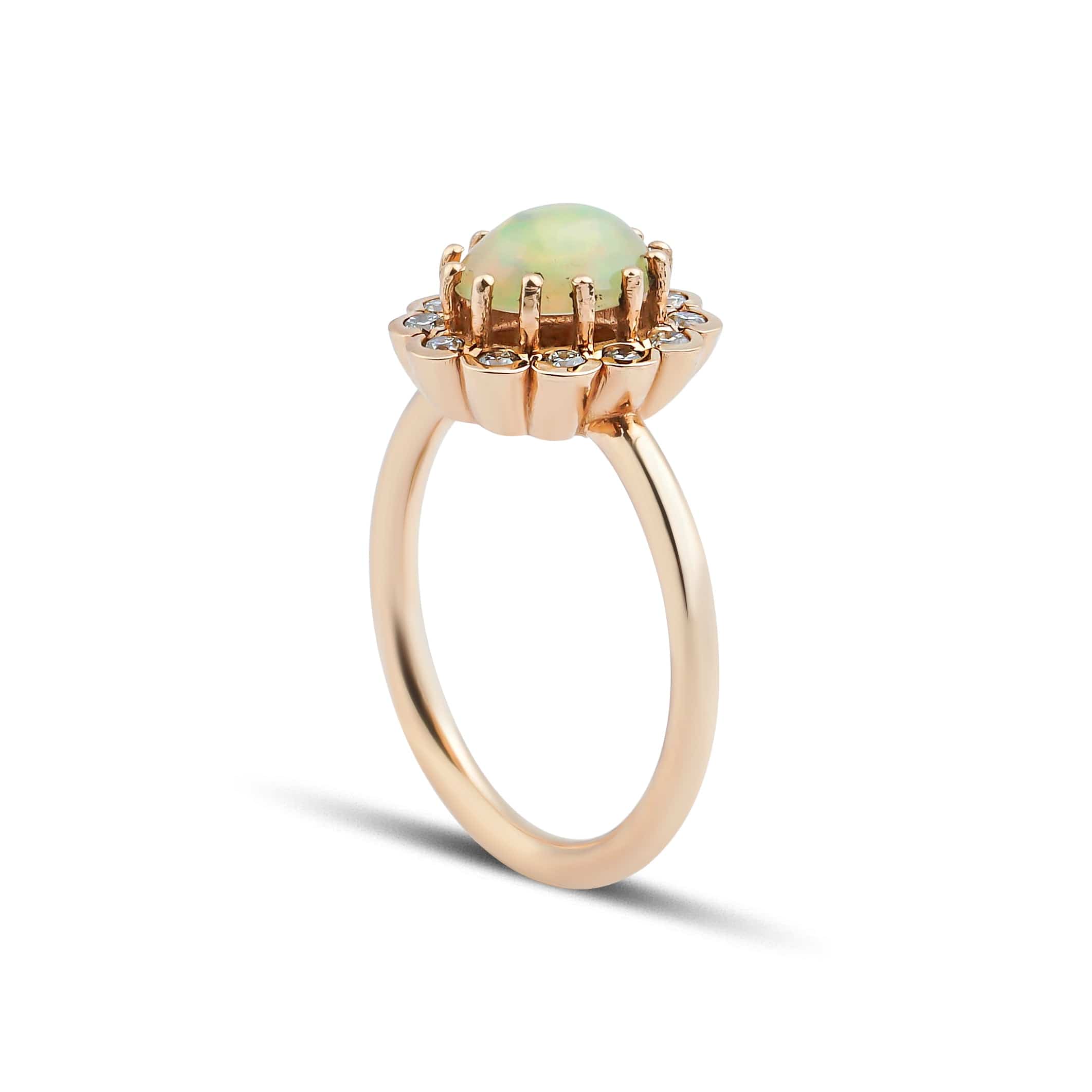 1.96 Karat Oval Opal Pırlantalı Yüzük - RNF0245 | Ronaff Pırlanta | Tektaş Yüzük, Pırlanta Yüzük, Kolye, Küpe