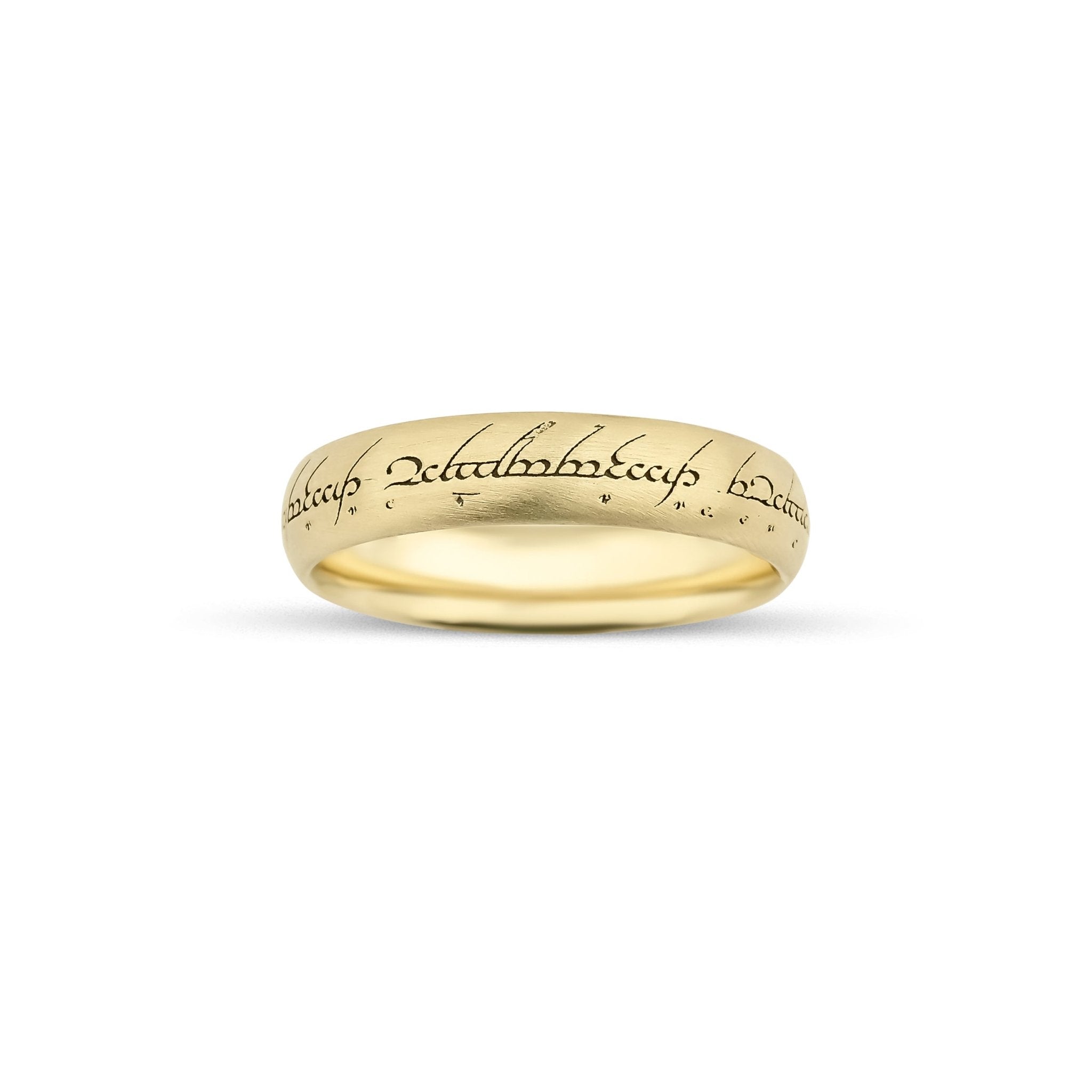 14 Ayar Sarı Altın Yüzüklerin Efendisi Alyans (The One Ring ) - RNF0703 | Ronaff Pırlanta | Tektaş Yüzük, Pırlanta Yüzük, Kolye, Küpe
