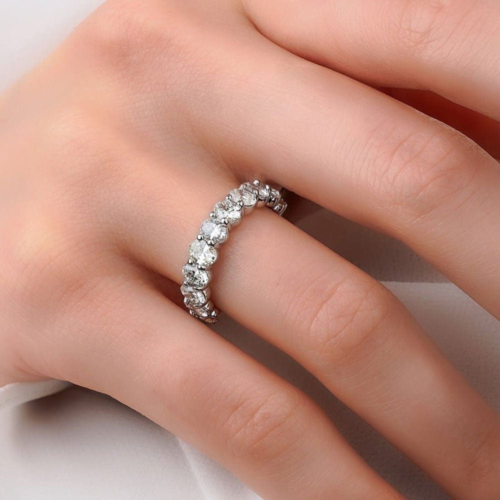 2.20 Karat Oval Kesim Yarımtur Pırlantalı Yüzük - RNF0561 | Ronaff Pırlanta | Tektaş Yüzük, Pırlanta Yüzük, Kolye, Küpe