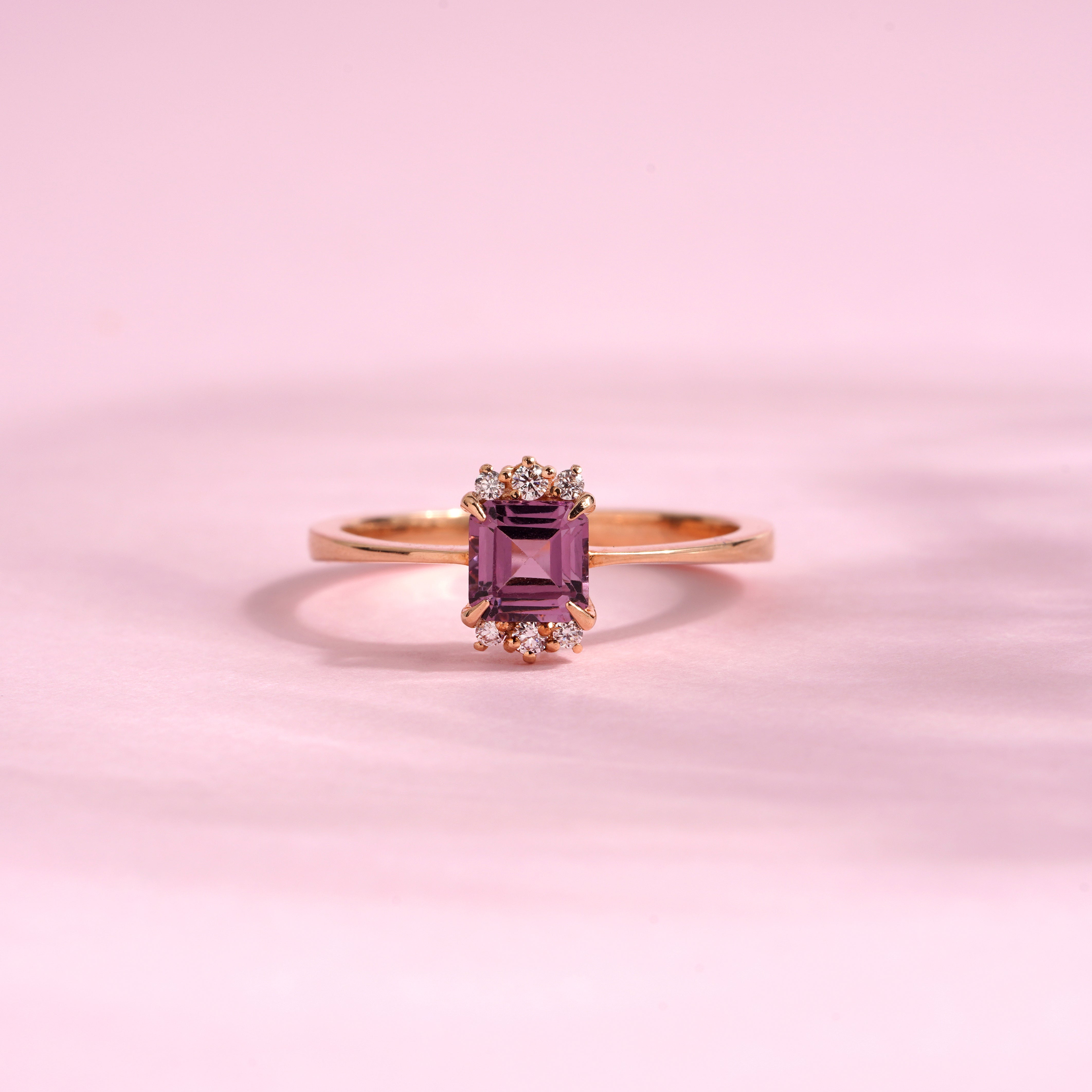 0.80 Karat Prenses Spinel Kesim Pırlantalı Tasarım Yüzük - RNF0250 | Ronaff Pırlanta | Tektaş Yüzük, Pırlanta Yüzük, Kolye, Küpe