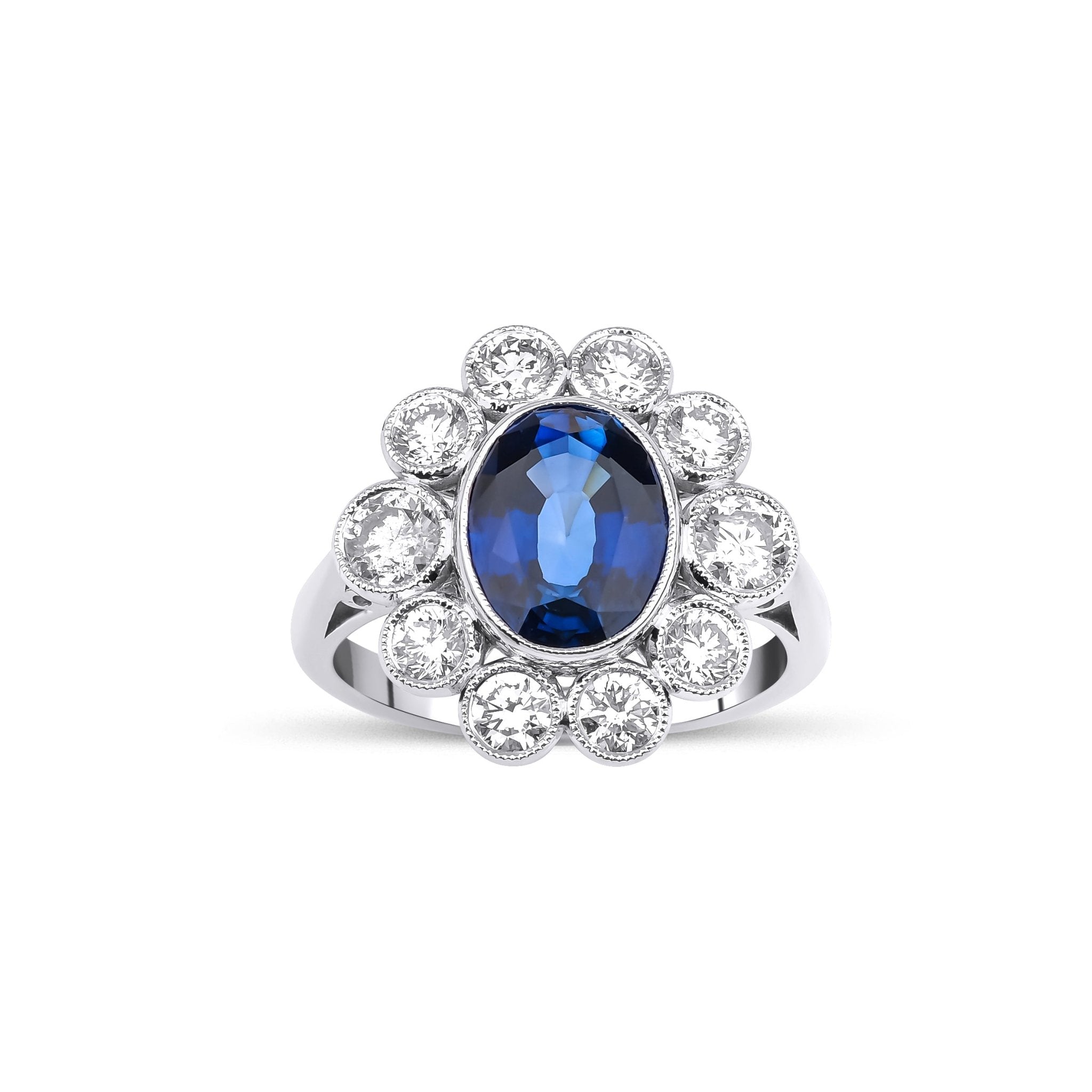 0.86 Karat Pırlantalı Safir Yüzük - RNF0883 | Ronaff Pırlanta | Tektaş Yüzük, Pırlanta Yüzük, Kolye, Küpe