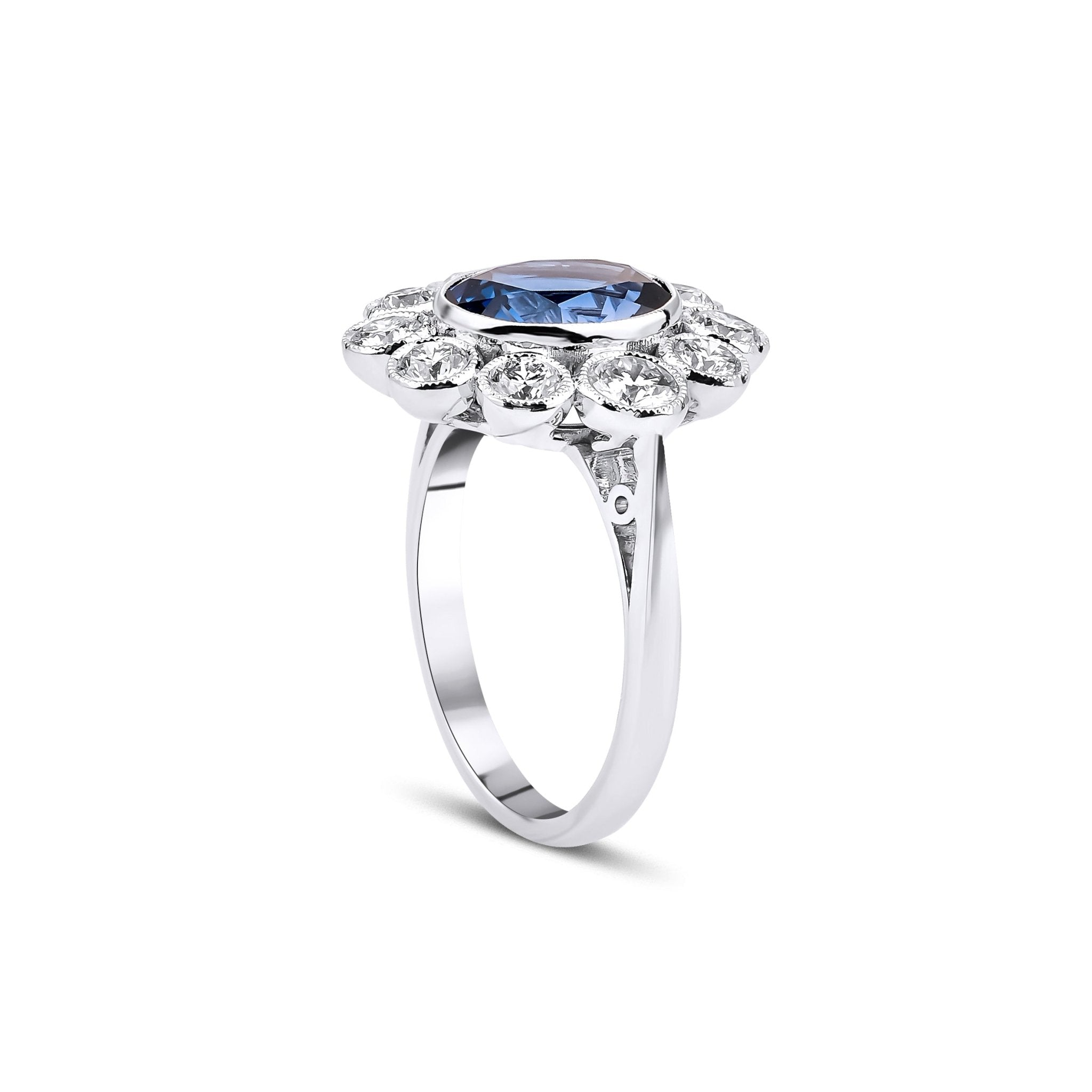 0.86 Karat Pırlantalı Safir Yüzük - RNF0883 | Ronaff Pırlanta | Tektaş Yüzük, Pırlanta Yüzük, Kolye, Küpe