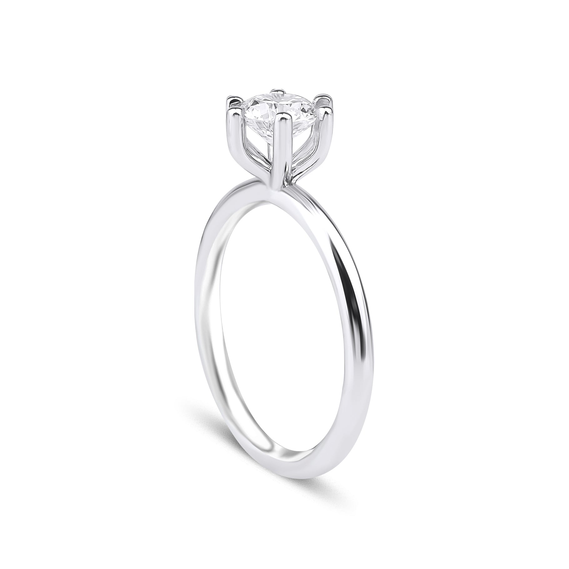 0.50 Karat Yuvarlak Kesim GIA/HRD Sertifikalı Tektaş Pırlanta Yüzük - RNF0695 | Ronaff Pırlanta | Tektaş Yüzük, Pırlanta Yüzük, Kolye, Küpe
