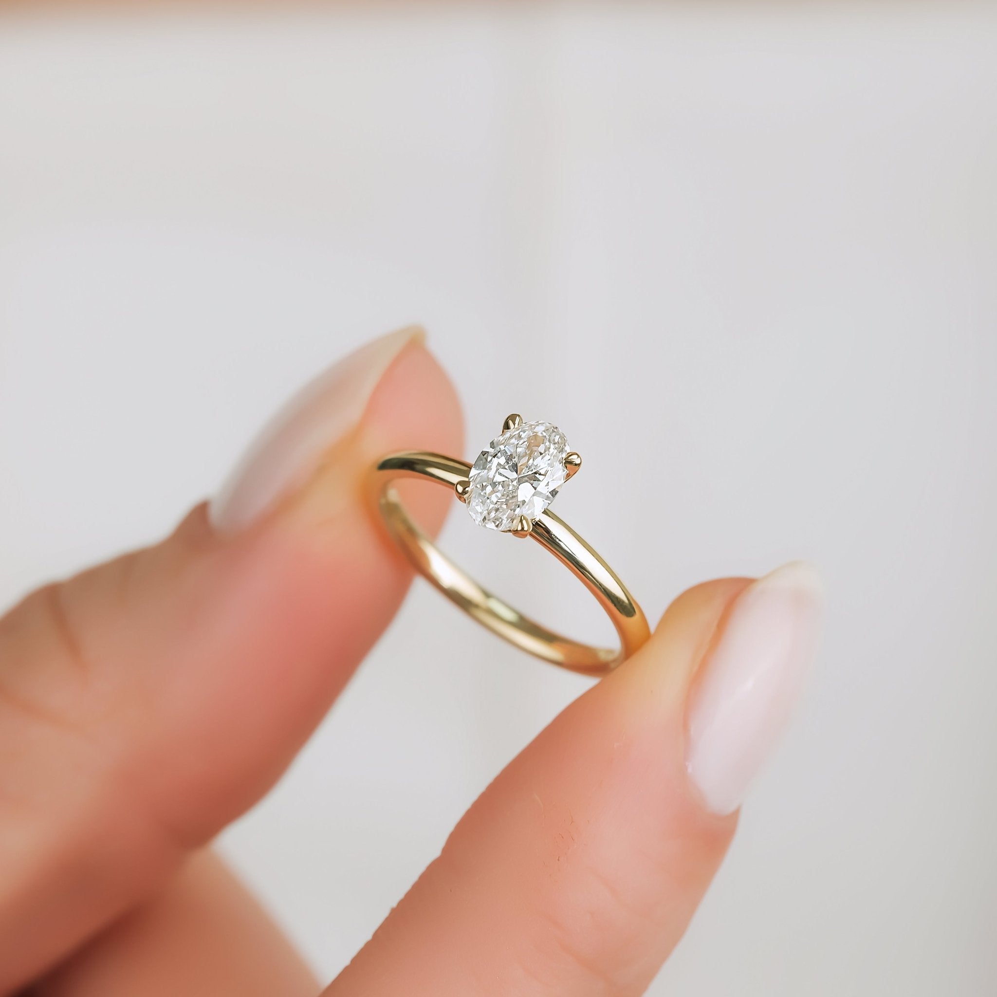 0.75 Karat Oval Kesim Pırlanta GIA/HRD Sertifikalı Tektaş Yüzük - RNF0355 | Ronaff Pırlanta | Tektaş Yüzük, Pırlanta Yüzük, Kolye, Küpe