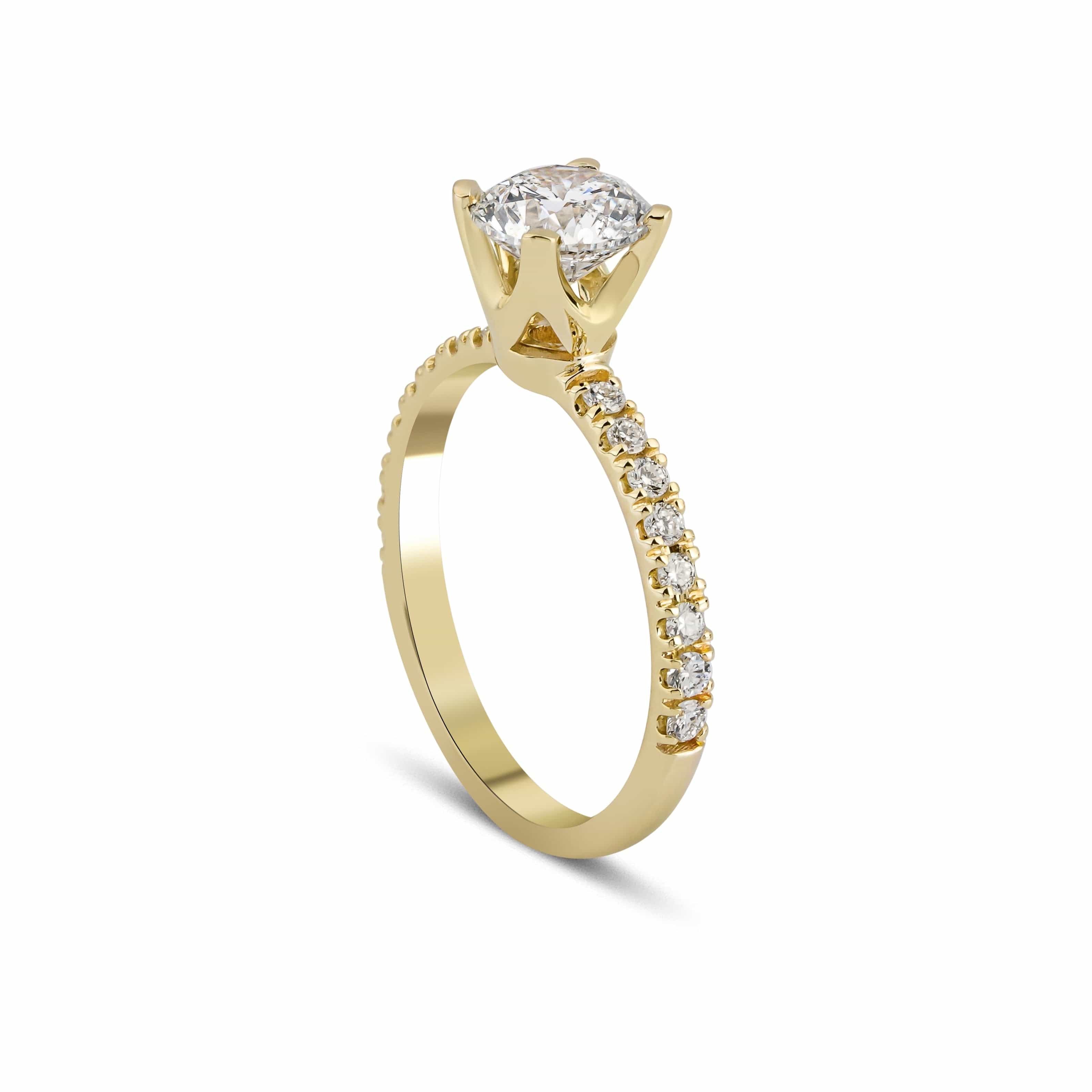 0.80 Karat & 0.25 Karat Yuvarlak Kesim GIA/HRD Sertifikalı Pırlanta Tektaş Yüzük - RNF0139 | Ronaff Pırlanta | Tektaş Yüzük, Pırlanta Yüzük, Kolye, Küpe