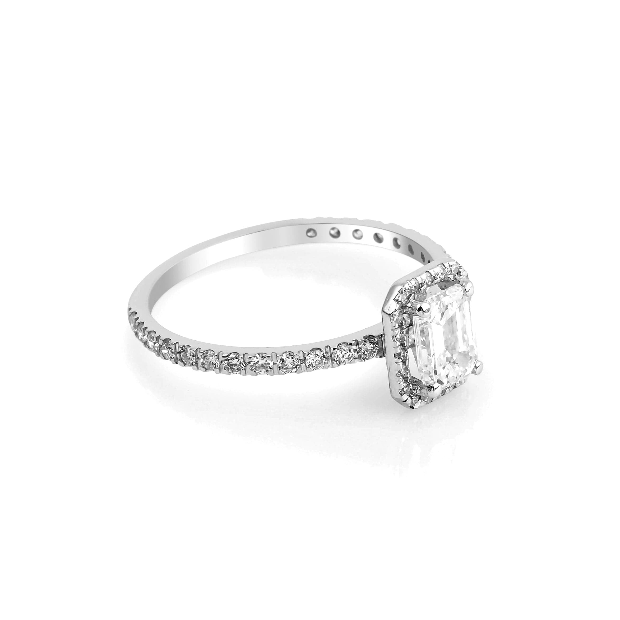 0.62 Karat Emerald Kesim GIA Sertifikalı Tektaş Pırlanta Yüzük - RNF0481 | Ronaff Pırlanta | Tektaş Yüzük, Pırlanta Yüzük, Kolye, Küpe