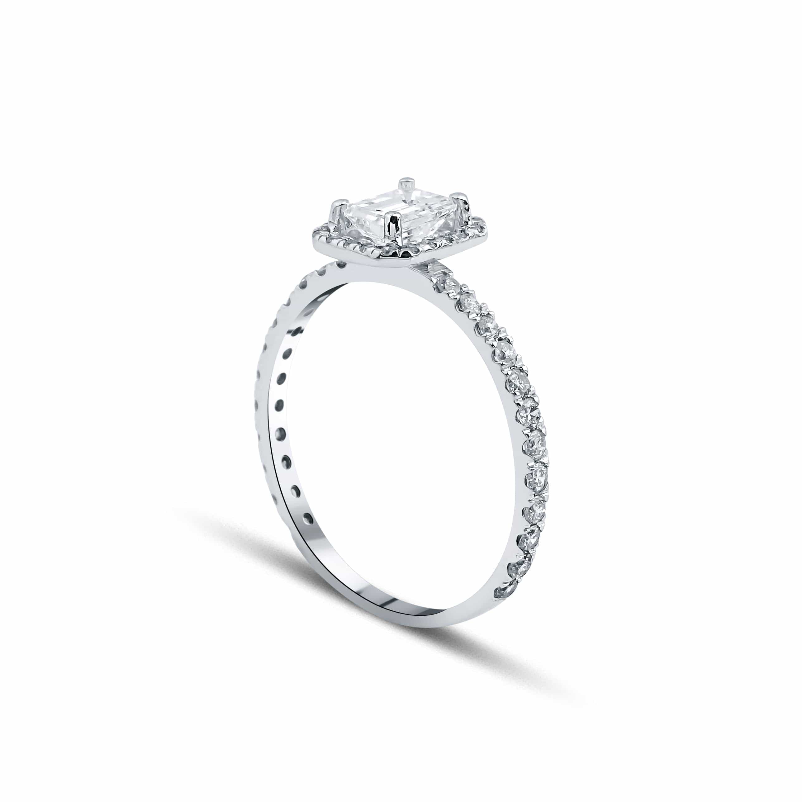 0.62 Karat Emerald Kesim GIA Sertifikalı Tektaş Pırlanta Yüzük - RNF0481 | Ronaff Pırlanta | Tektaş Yüzük, Pırlanta Yüzük, Kolye, Küpe