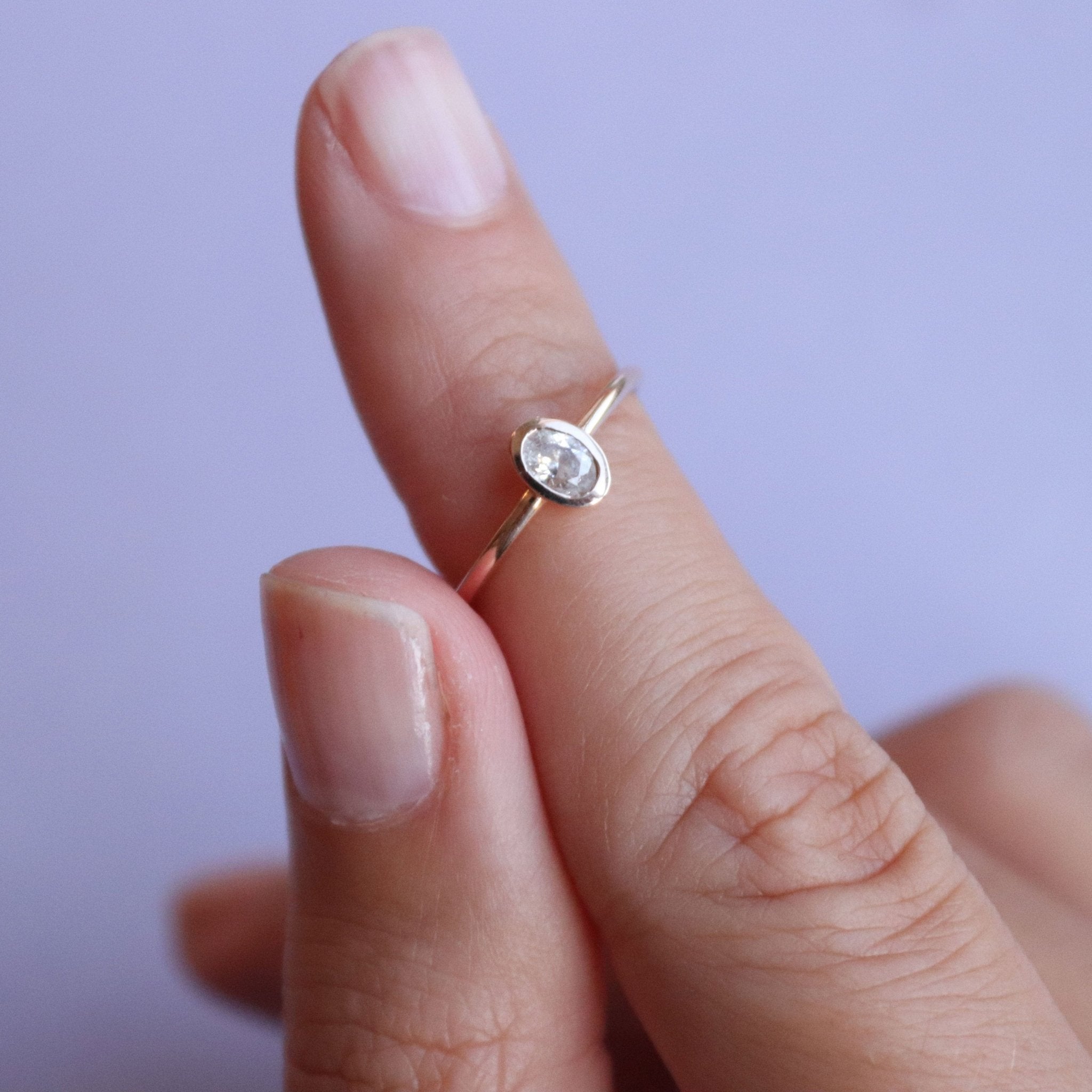 0.27 Karat Oval Kesim Pırlanta Tektaş Yüzük - RNF0337 | Ronaff Pırlanta | Tektaş Yüzük, Pırlanta Yüzük, Kolye, Küpe