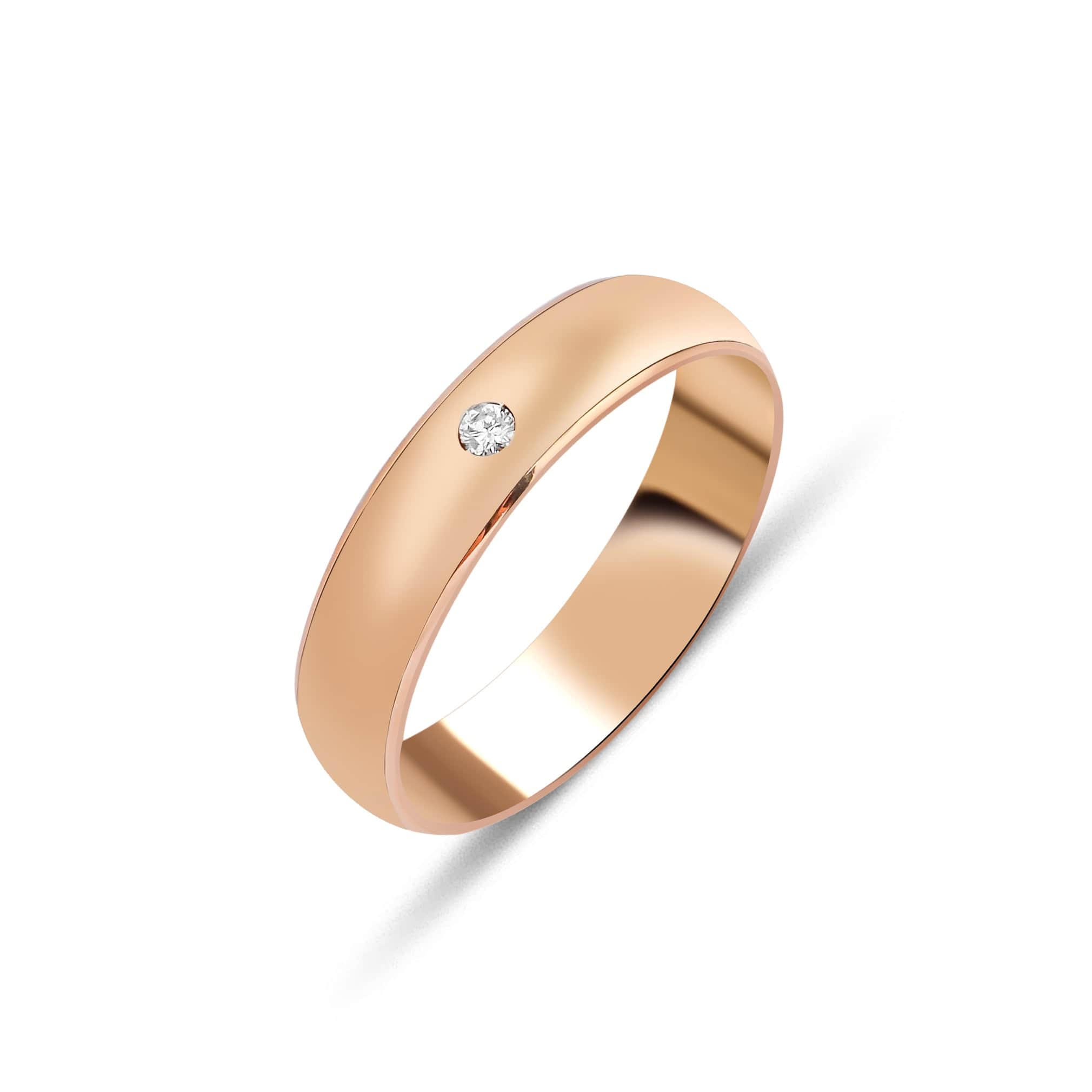 4 mm Pırlantalı Klasik Bombeli Çift Rose Alyans - RNF0203 | Ronaff Pırlanta | Tektaş Yüzük, Pırlanta Yüzük, Kolye, Küpe