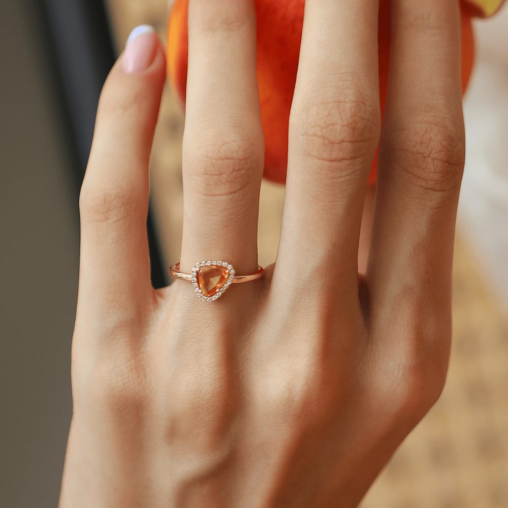 0.74 Karat Sarı Safir Pırlantalı Tasarım Yüzük - RNF0436 | Ronaff Pırlanta | Tektaş Yüzük, Pırlanta Yüzük, Kolye, Küpe