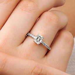 0.94 Karat Baget Kesim Pırlanta Tektaş Yüzük - RNF0367 | Ronaff Pırlanta | Tektaş Yüzük, Pırlanta Yüzük, Kolye, Küpe