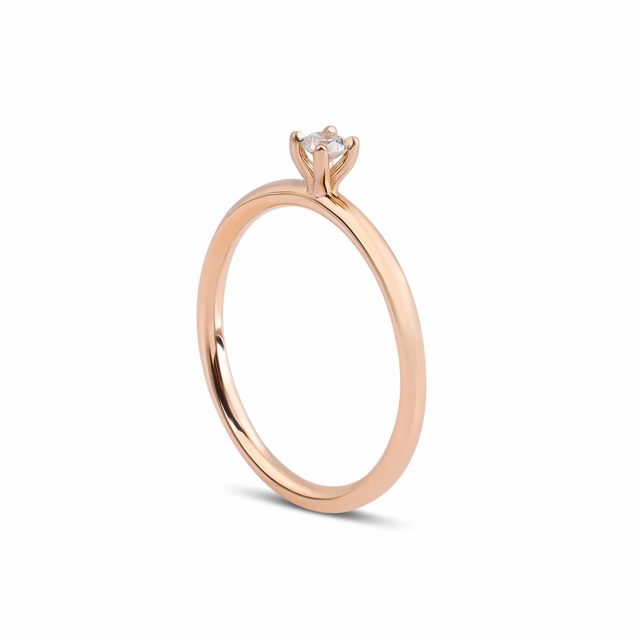 0.10 Karat Tektaş Pırlanta Yüzük - RNF0512 | Ronaff Pırlanta | Tektaş Yüzük, Pırlanta Yüzük, Kolye, Küpe