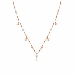 0.18 Karat Pırlantalı Rose Kolye - RNF0299 | Ronaff Pırlanta | Tektaş Yüzük, Pırlanta Yüzük, Kolye, Küpe