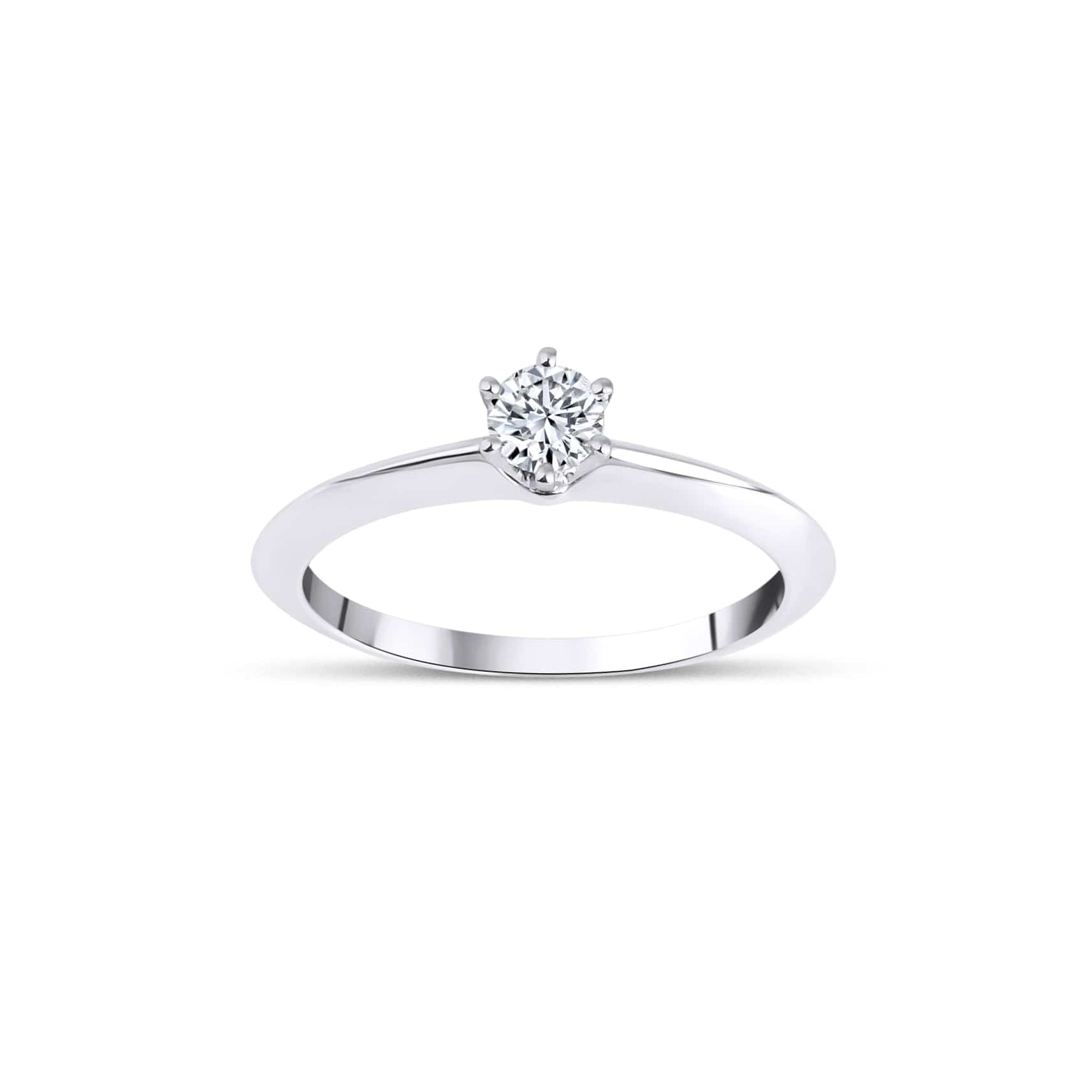 0.22 Karat Yuvarlak Kesim Pırlanta Tektaş Yüzük - RNF0506 | Ronaff Pırlanta | Tektaş Yüzük, Pırlanta Yüzük, Kolye, Küpe