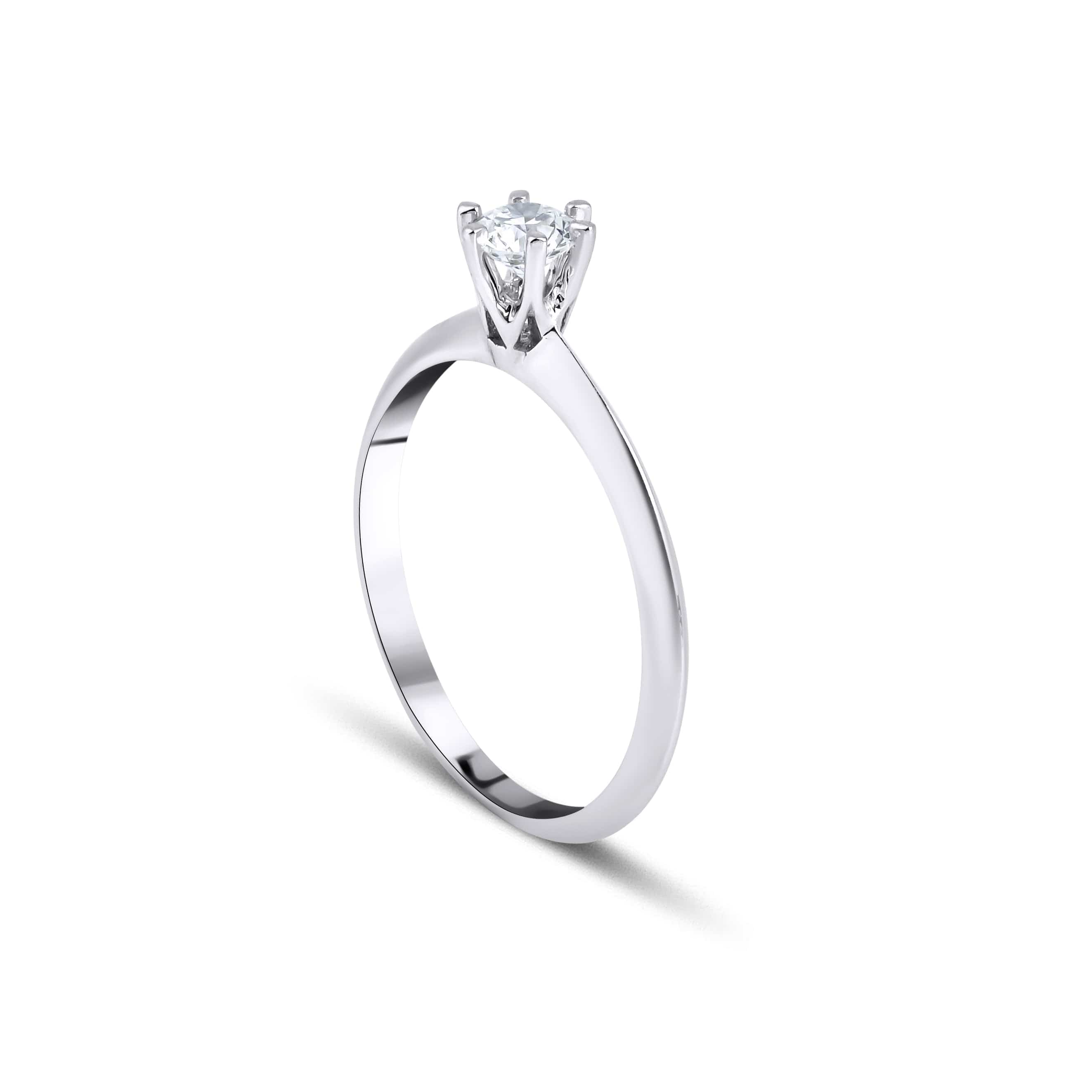 0.25 Karat Yuvarlak Kesim Tektaş Pırlanta Yüzük - RNF0439 | Ronaff Pırlanta | Tektaş Yüzük, Pırlanta Yüzük, Kolye, Küpe