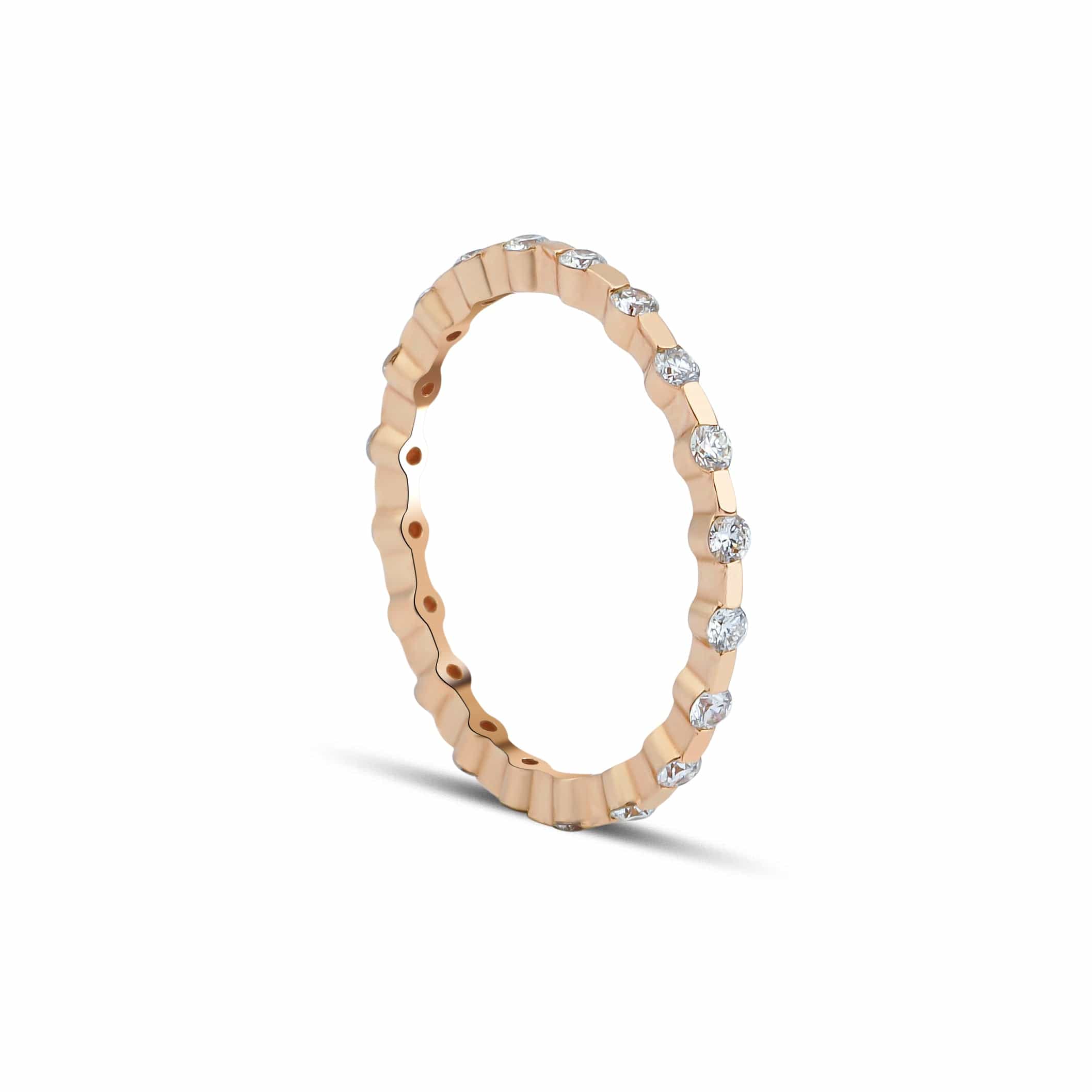 0.28 Karat Rose Altın Pırlantalı Vintage Tamtur Yüzük - RNF0015 | Ronaff Pırlanta | Tektaş Yüzük, Pırlanta Yüzük, Kolye, Küpe