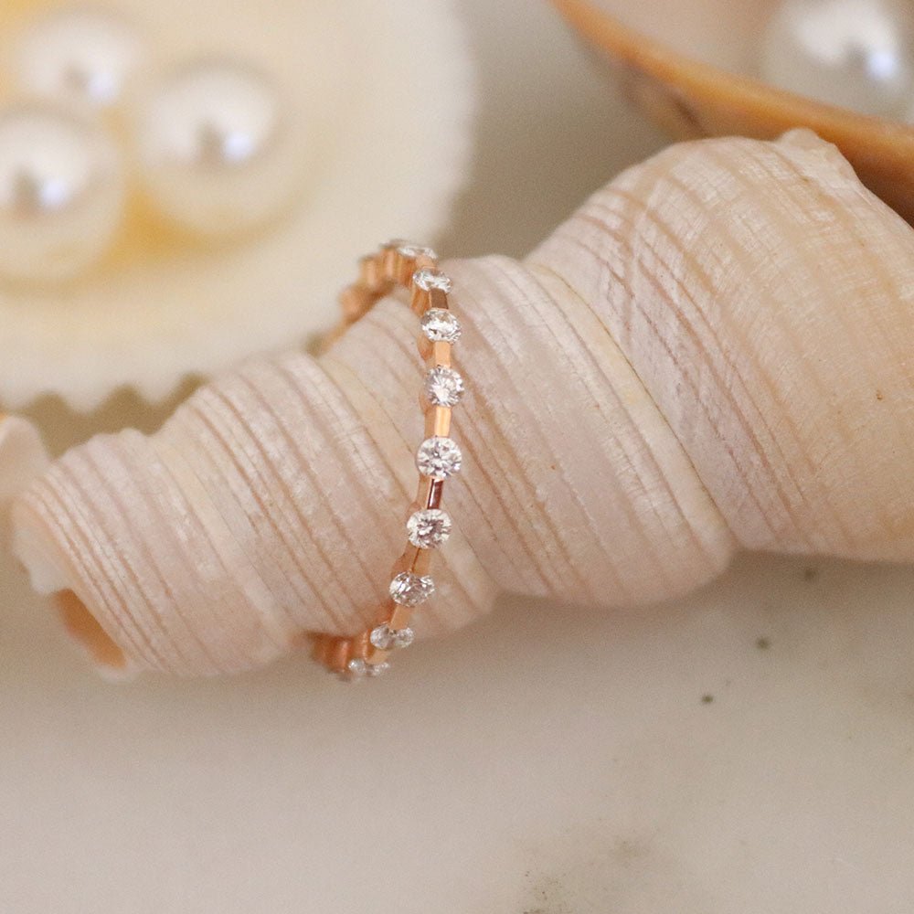 0.28 Karat Rose Altın Pırlantalı Vintage Tamtur Yüzük - RNF0015 | Ronaff Pırlanta | Tektaş Yüzük, Pırlanta Yüzük, Kolye, Küpe