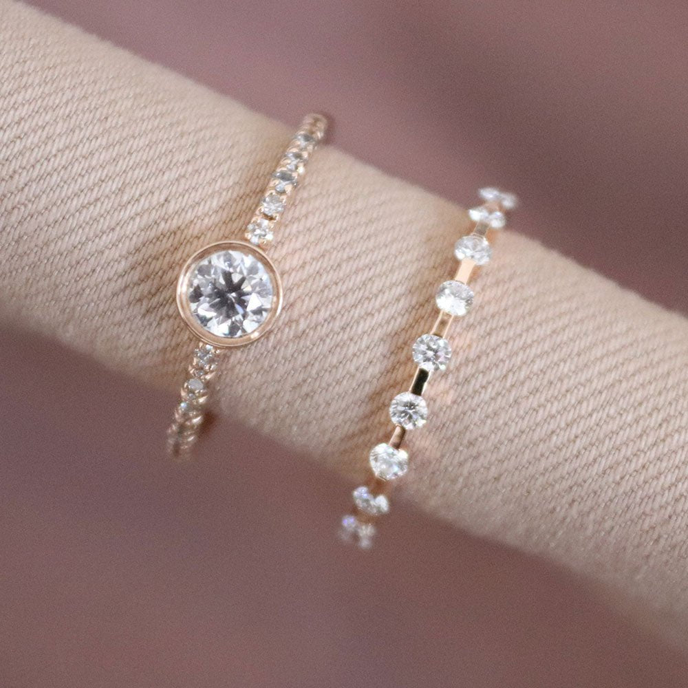 0.28 Karat Rose Altın Pırlantalı Vintage Tamtur Yüzük - RNF0015 | Ronaff Pırlanta | Tektaş Yüzük, Pırlanta Yüzük, Kolye, Küpe