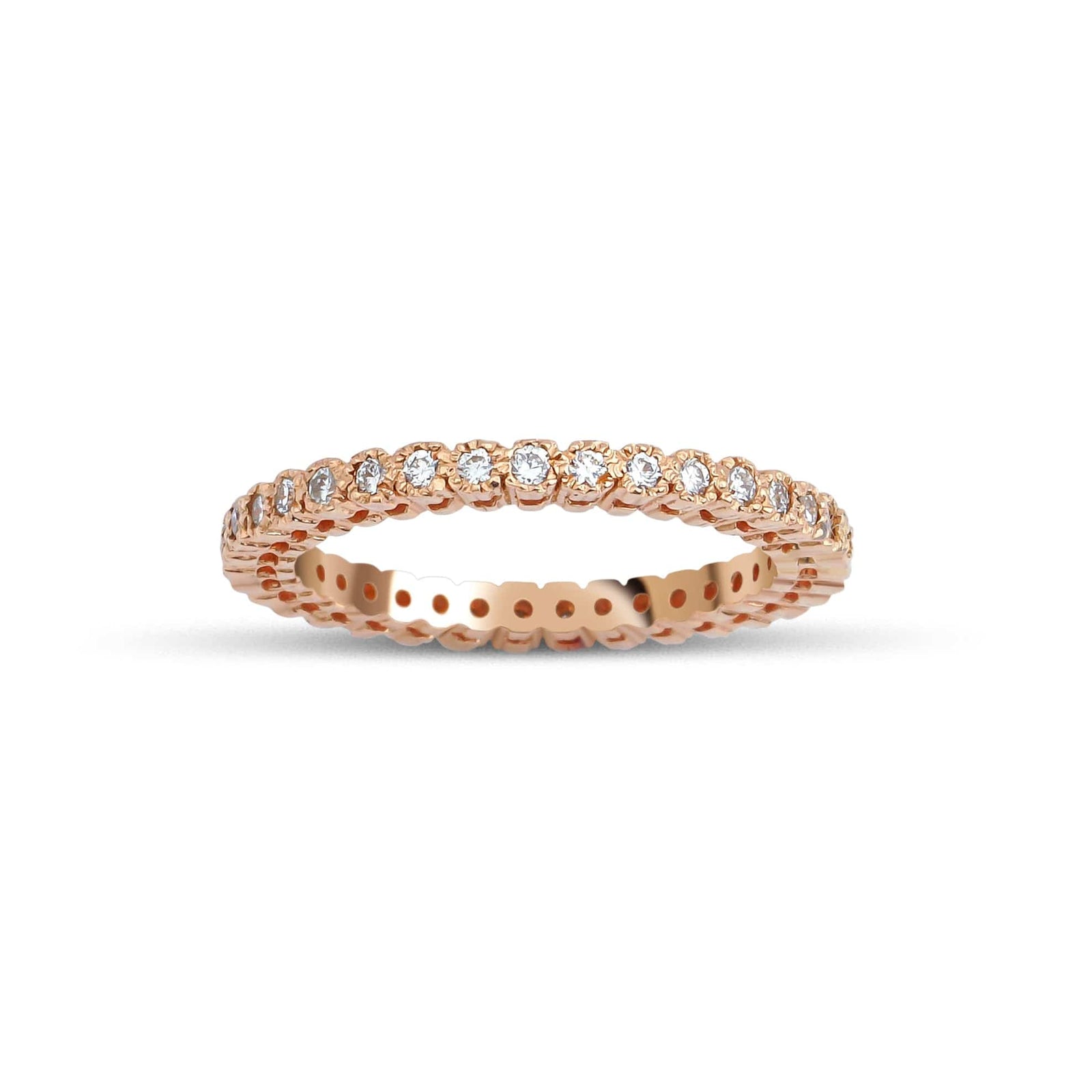 0.32 Karat Pırlantalı Vintage Rose Tamtur Yüzük - RNF0023 | Ronaff Pırlanta | Tektaş Yüzük, Pırlanta Yüzük, Kolye, Küpe