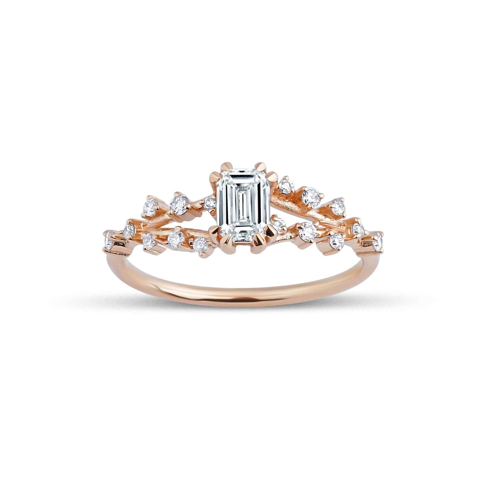 0.47 Karat Emerald Kesim GIA/HRD Sertifikalı Pırlanta Tektaş Yüzük - RNF0293 | Ronaff Pırlanta | Tektaş Yüzük, Pırlanta Yüzük, Kolye, Küpe