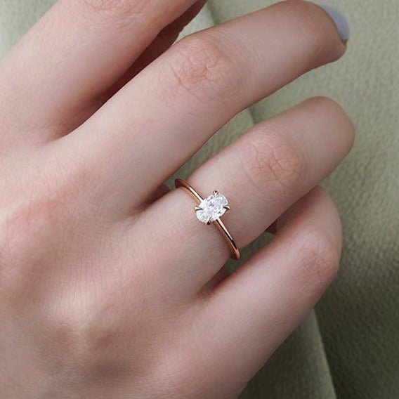 0.50 Karat Oval Kesim GIA Sertifikalı Pırlanta Tektaş Yüzük - RNF0233 | Ronaff Pırlanta | Tektaş Yüzük, Pırlanta Yüzük, Kolye, Küpe