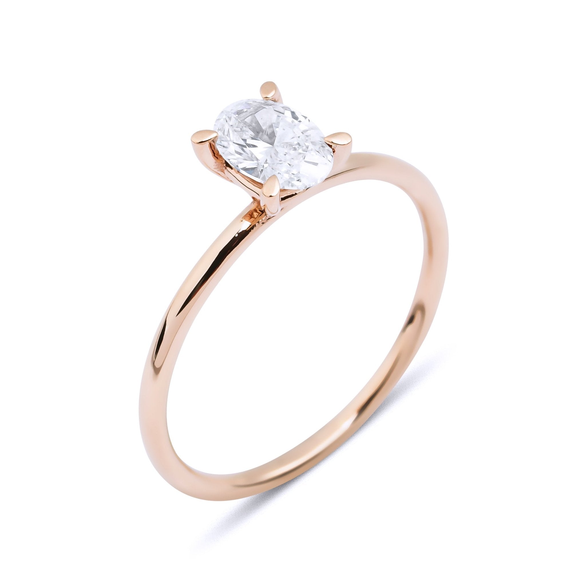 0.50 Karat Oval Kesim HRD Sertifikalı Pırlanta Tektaş Yüzük - RNF0018 | Ronaff Pırlanta | Tektaş Yüzük, Pırlanta Yüzük, Kolye, Küpe